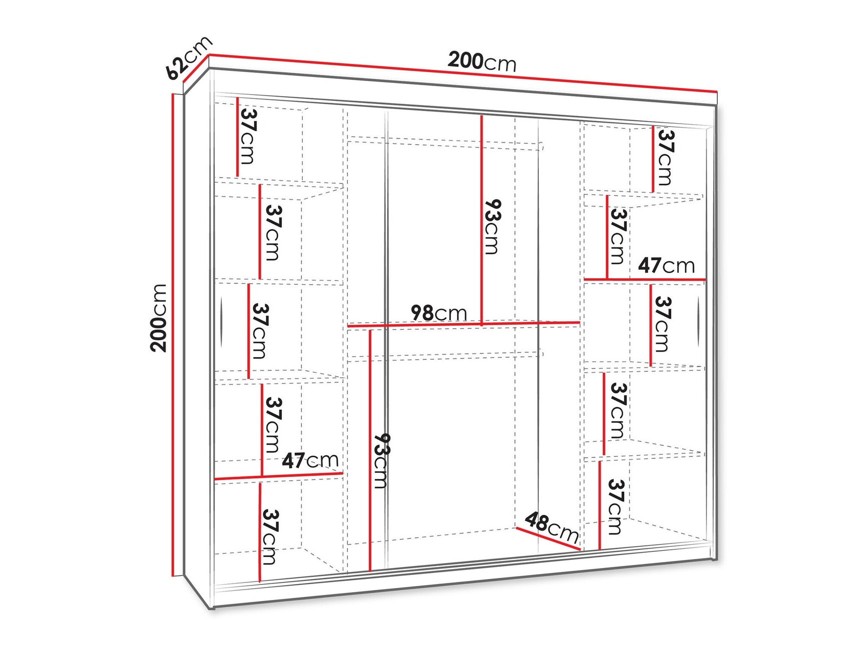 Garderobeskab Hartford 507