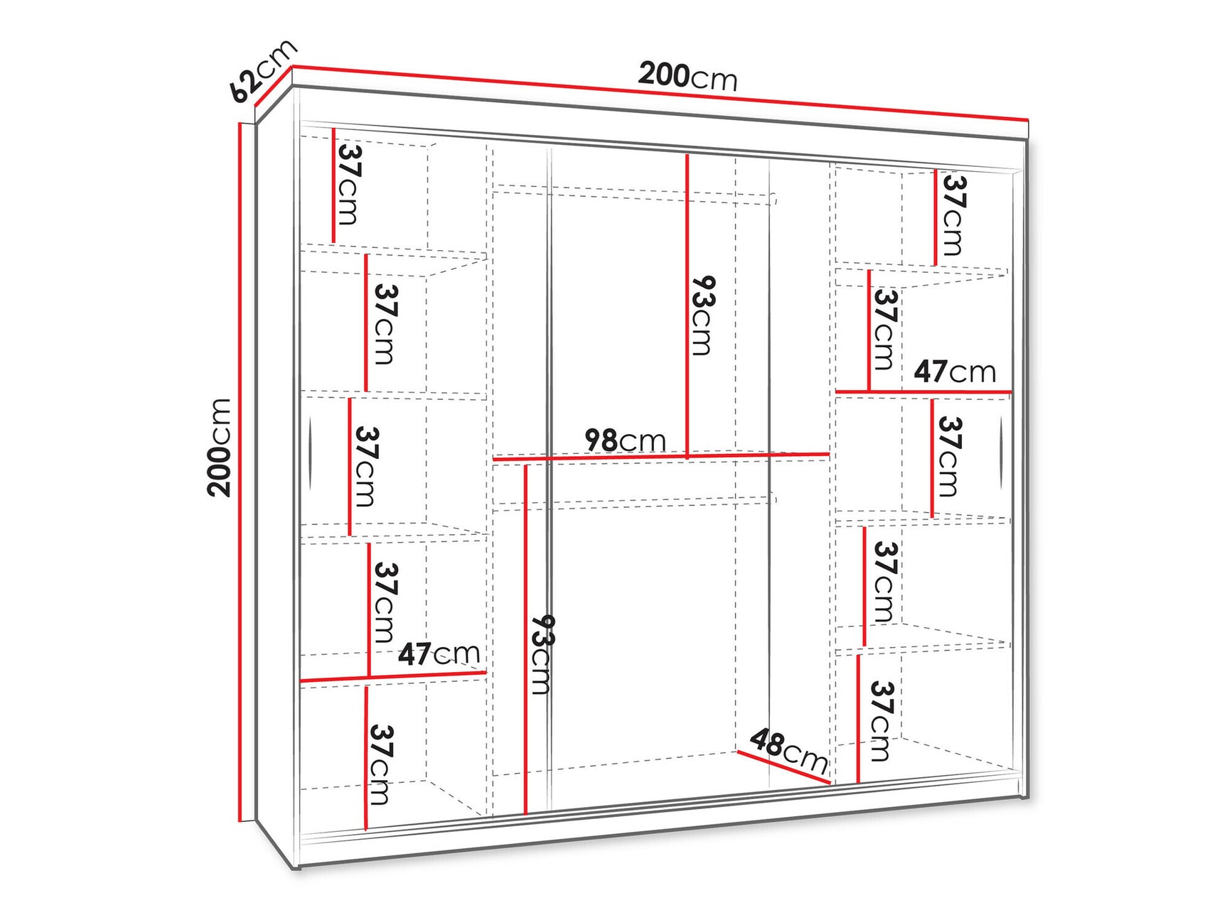 Garderobeskab Hartford 507