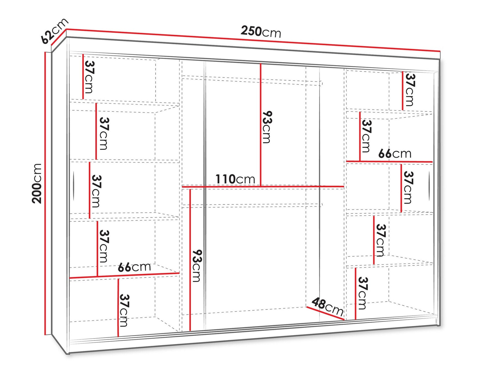 Garderobeskab Hartford 508