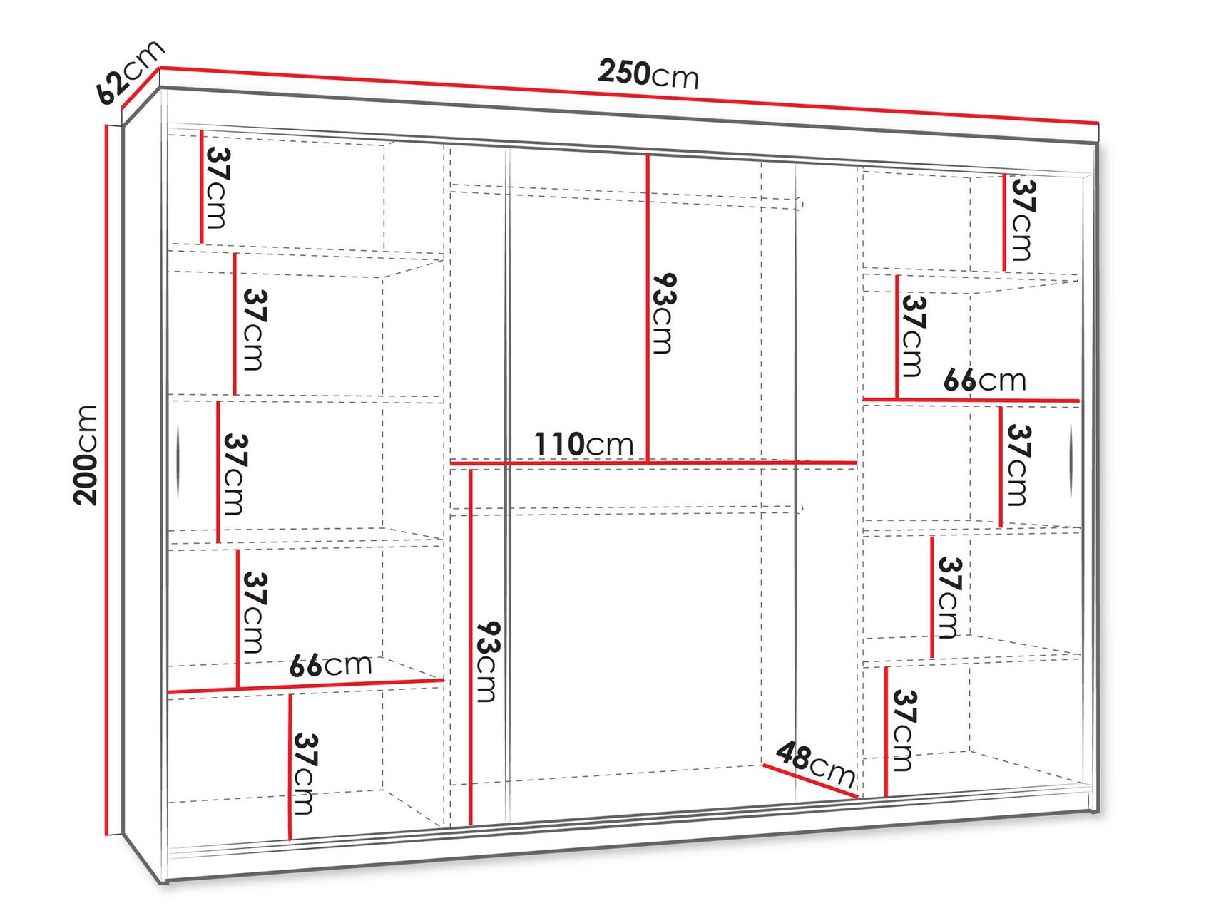 Garderobeskab Hartford 508