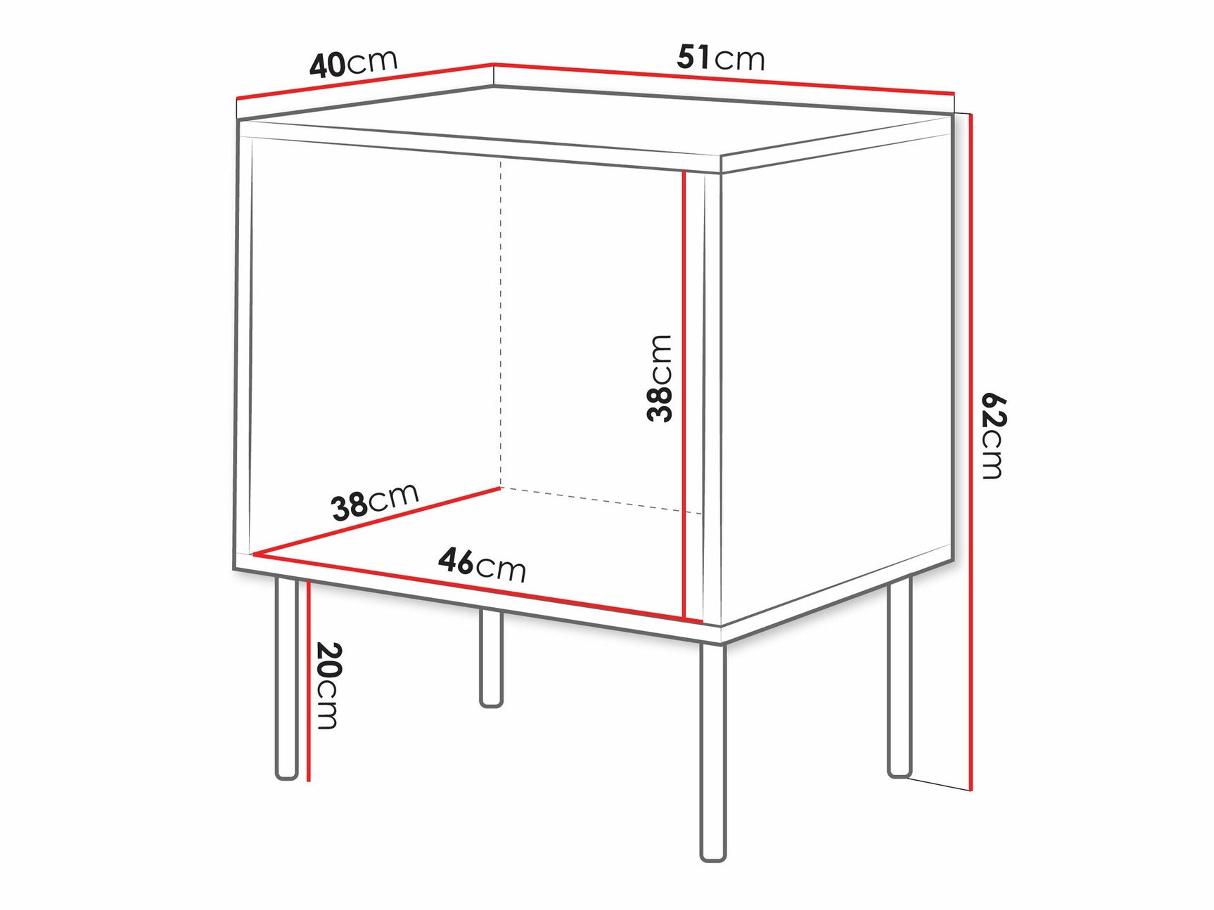 Et sæt natborde Monevare 104