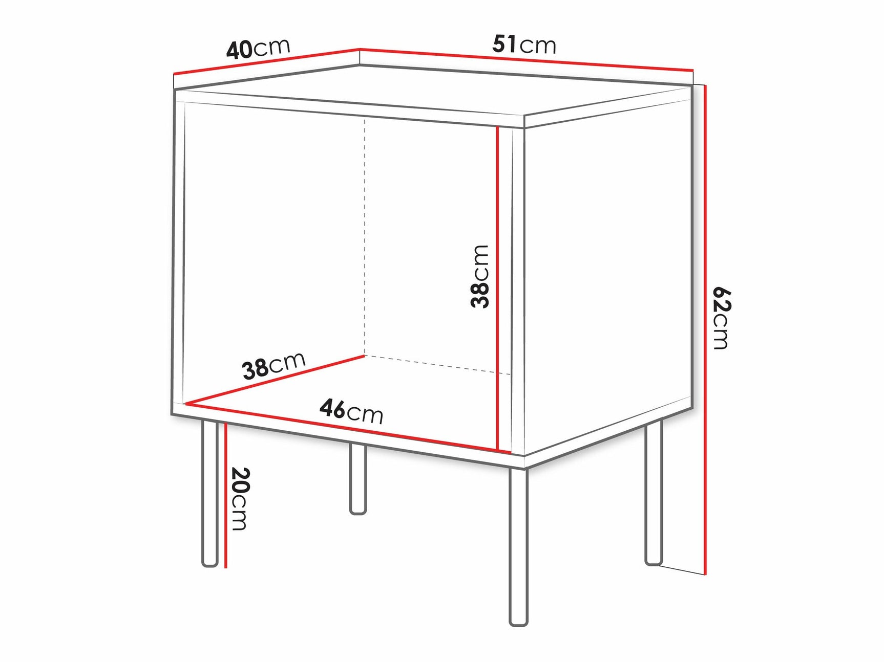 Et sæt natborde Monevare 104