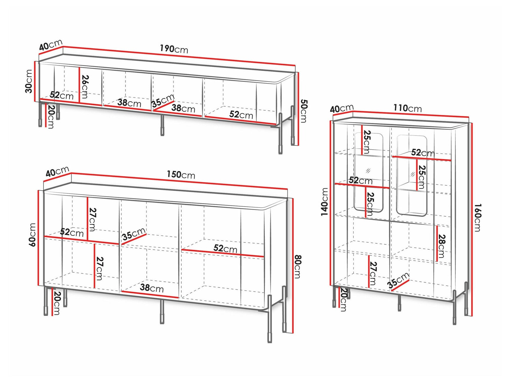 Stuemøbler-sæt Mavnue 104