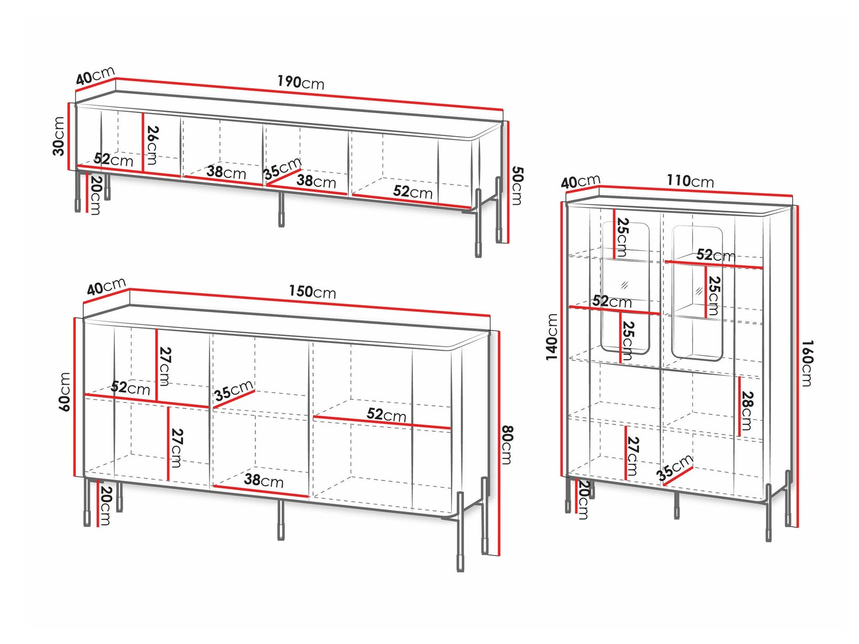 Stuemøbler-sæt Mavnue 104