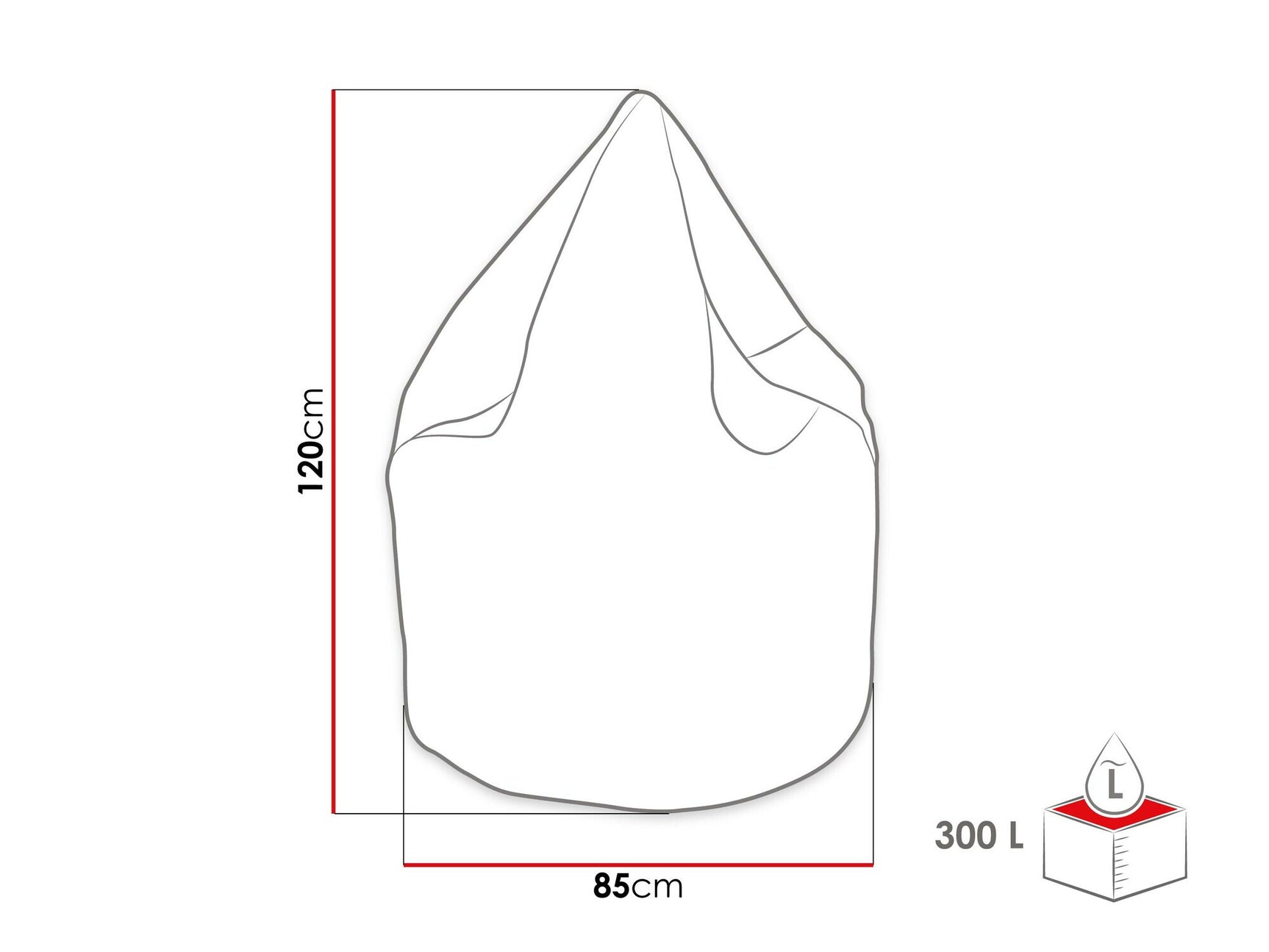 Sækkestol Comfivo 283