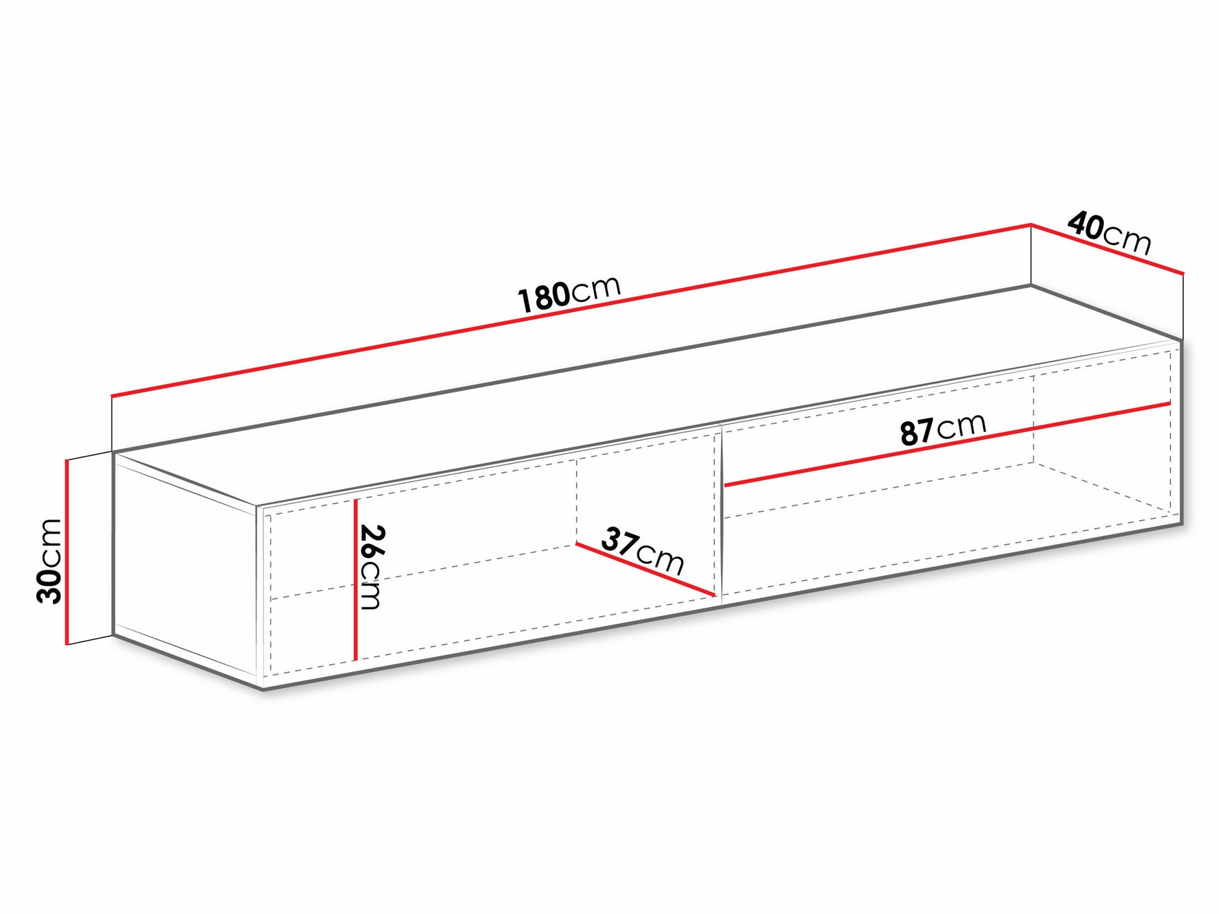 TV-bord Venenou 123 4028874