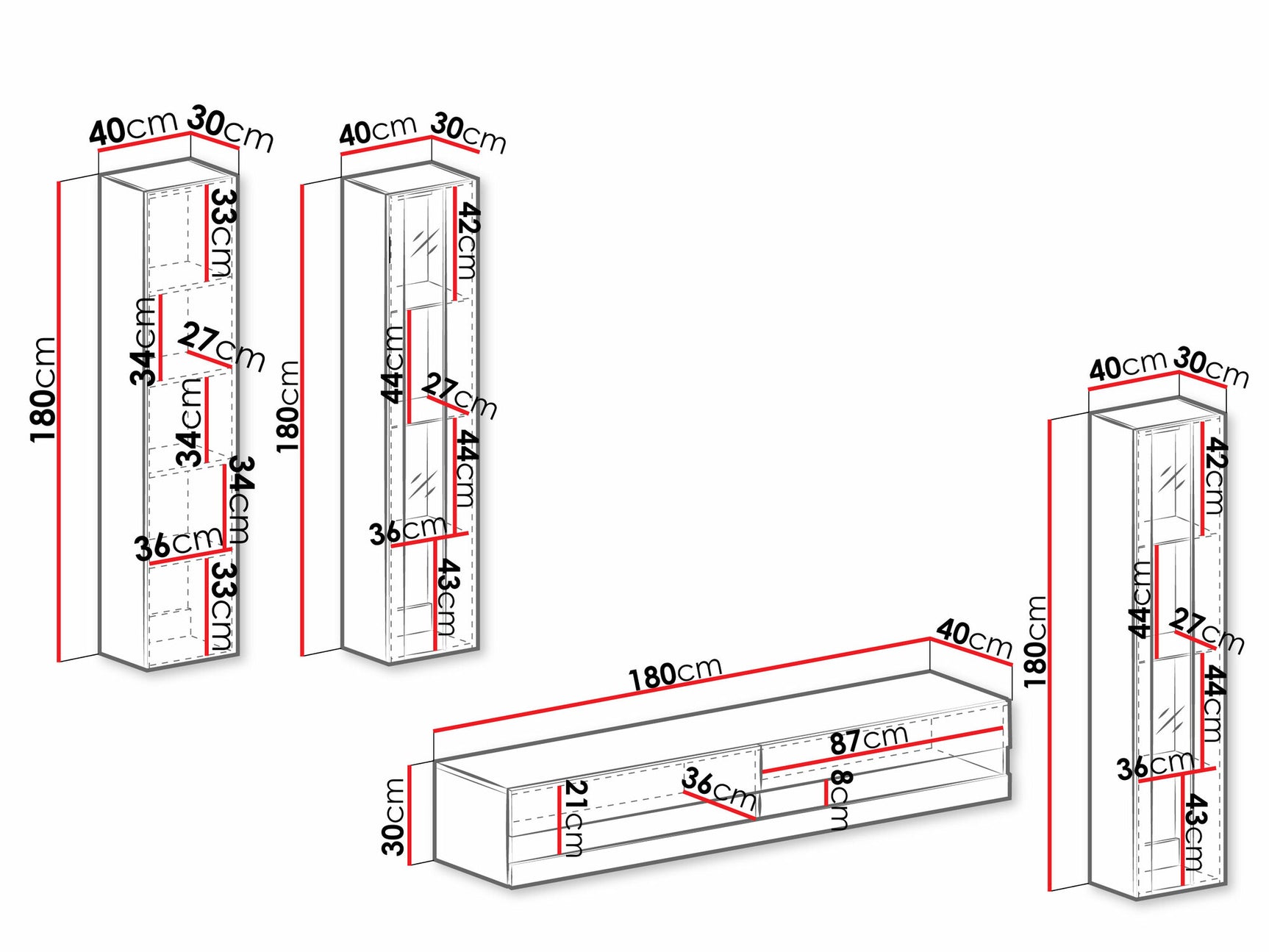 Stuemøbler-sæt Venenou 116 4029458