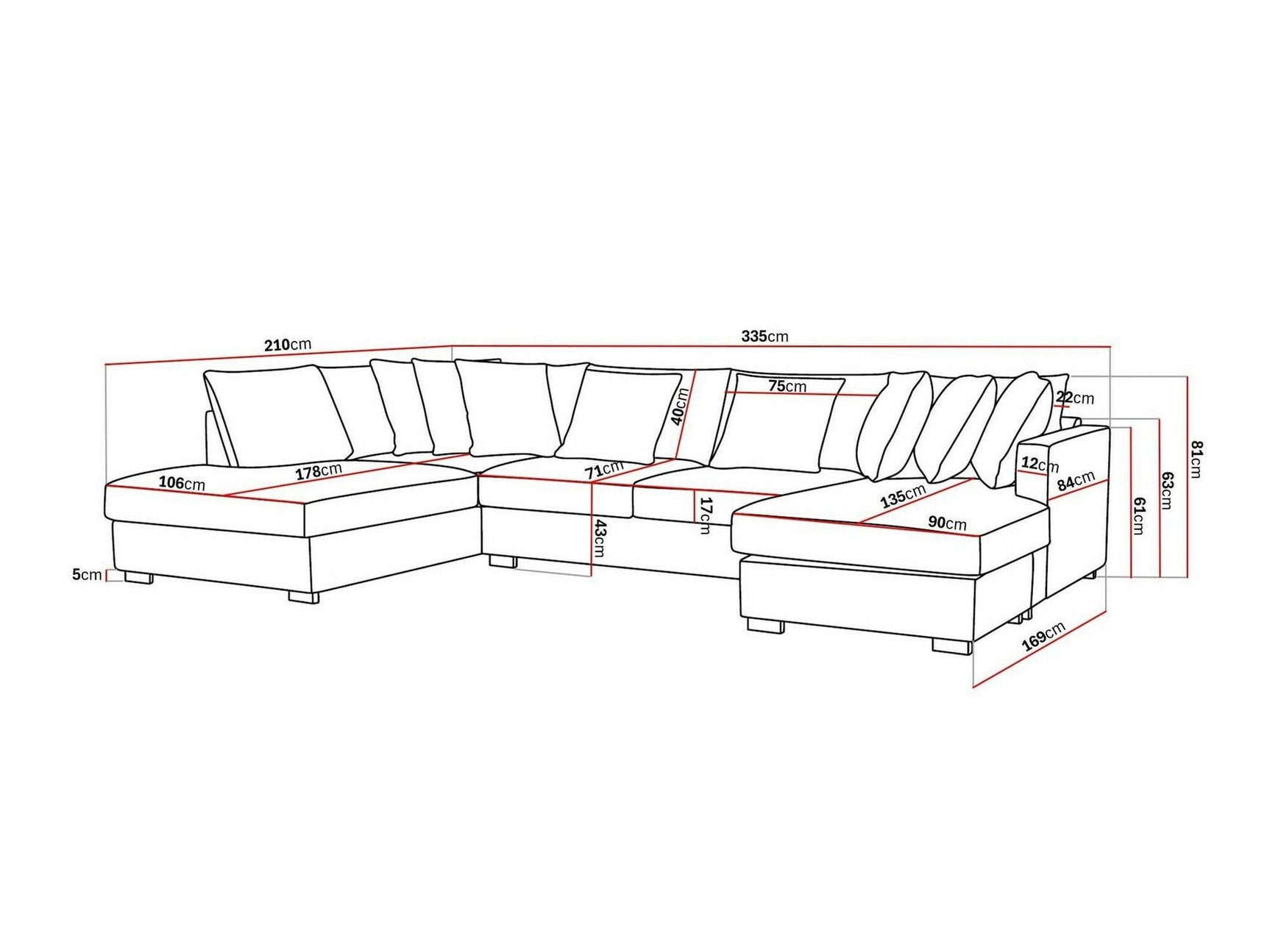 Hjørnesofa Tivsoe 106