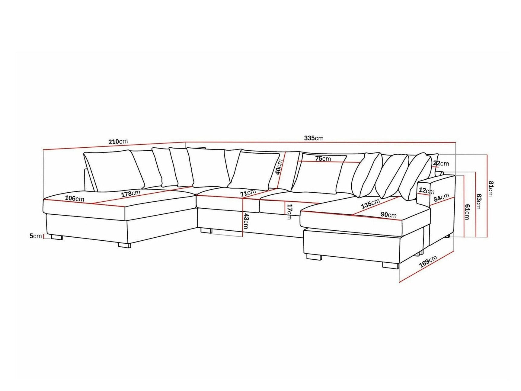 Hjørnesofa Tivsoe 106