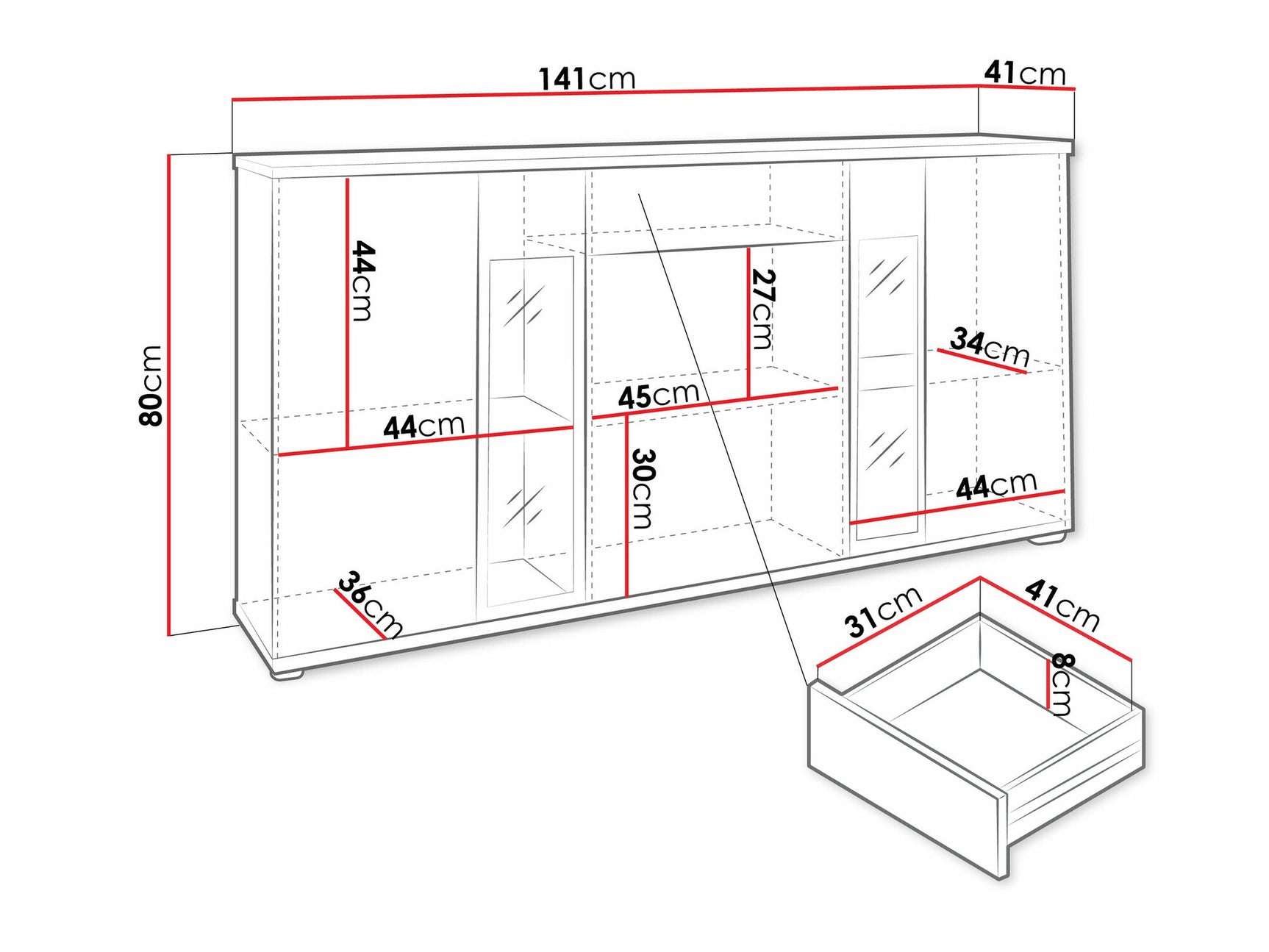 Kommode Tucson 114 4033192
