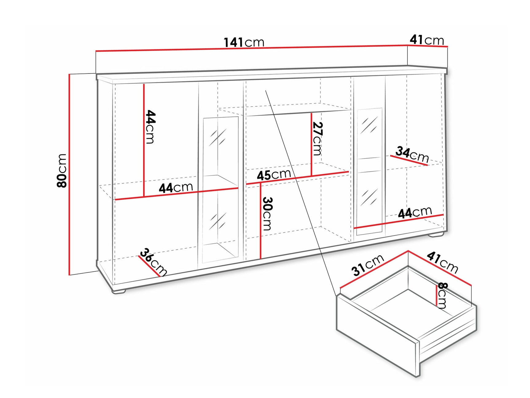 Kommode Tucson 114 4033193