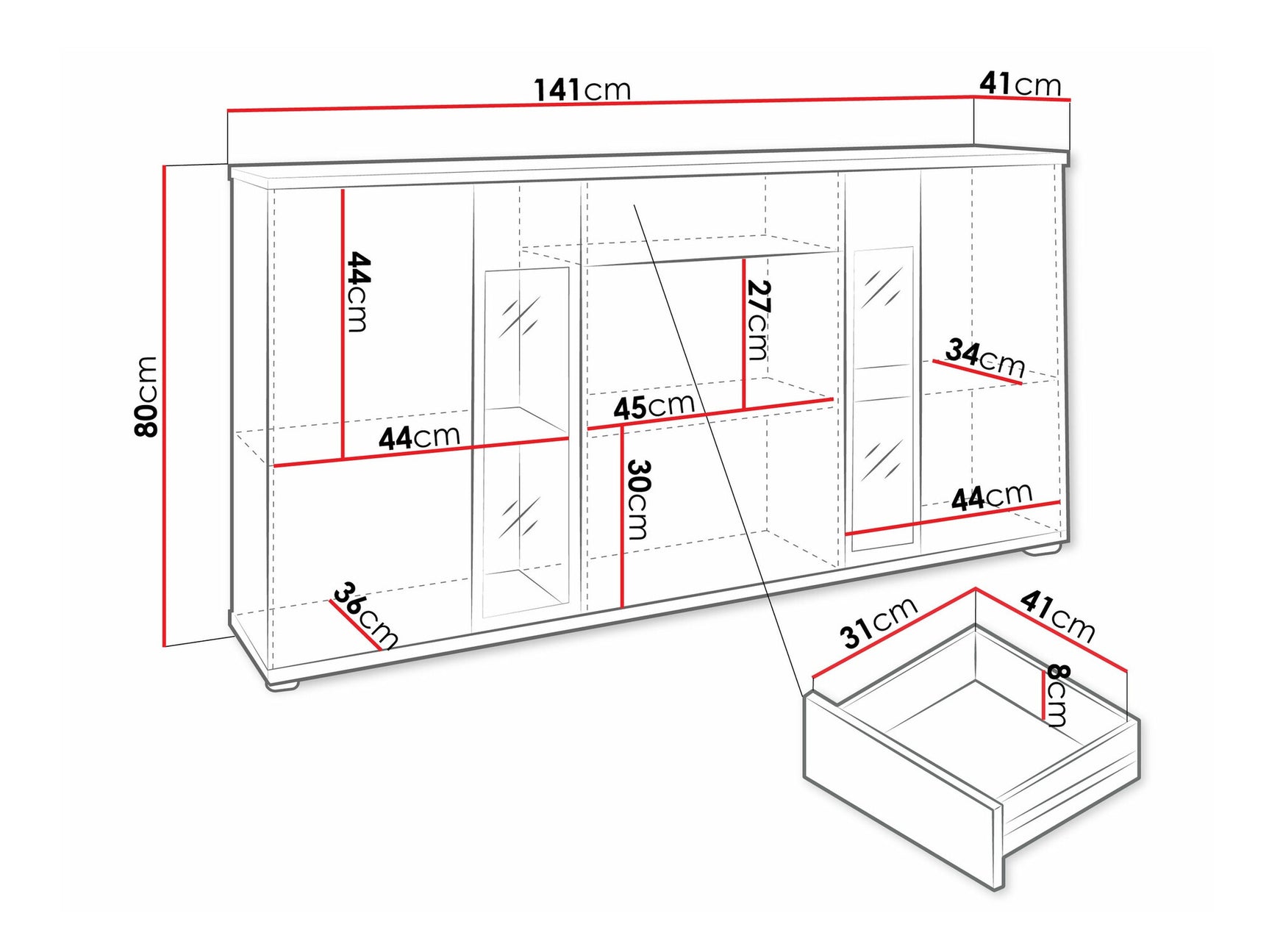 Kommode Tucson 114 4033194