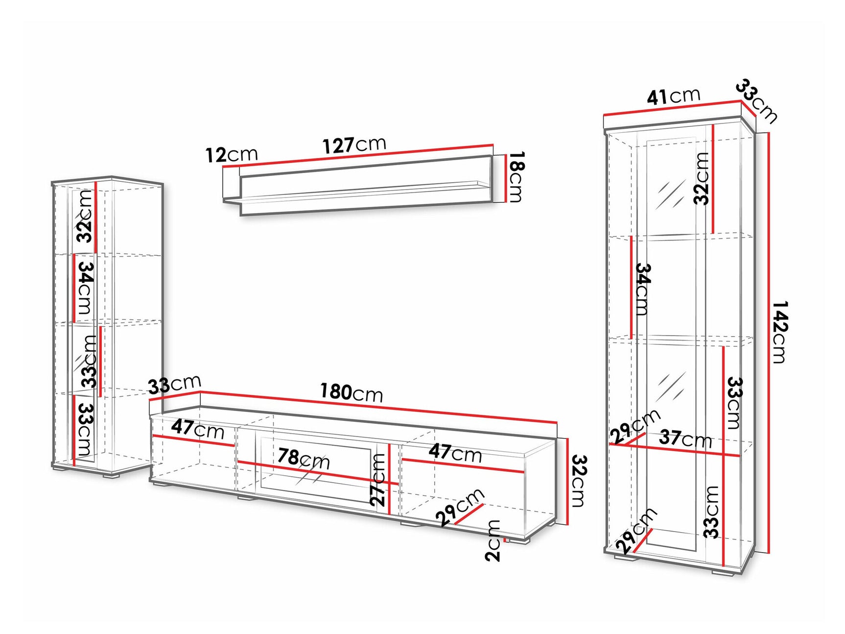 Stuemøbler-sæt Torcame 103