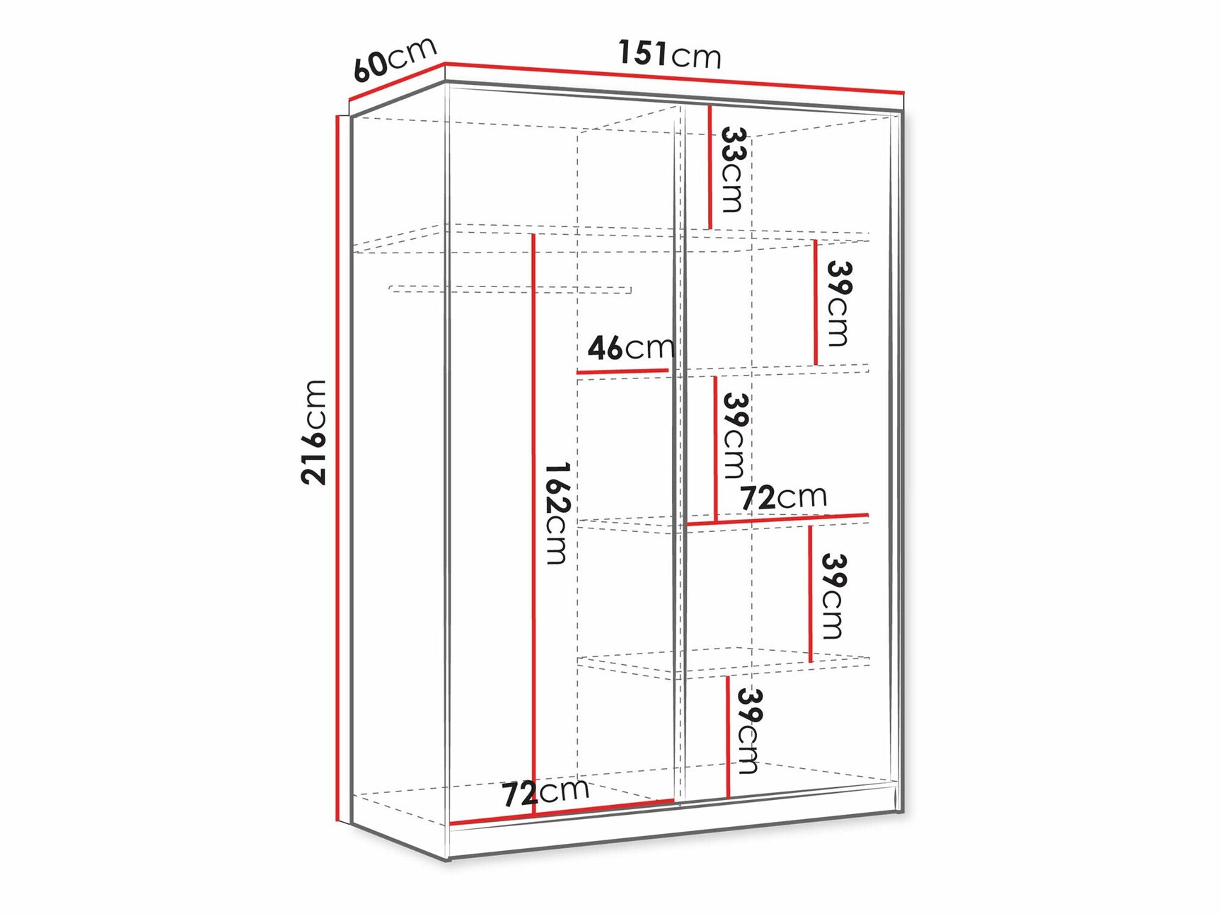 Garderobeskab Comfivo Larmire 111