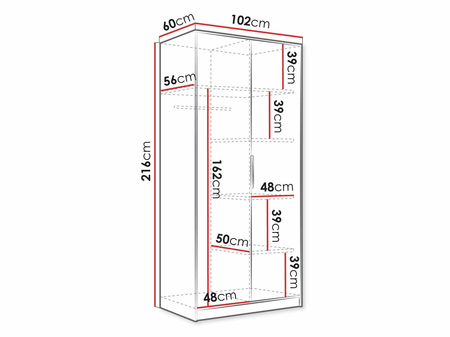 Garderobeskab Comfivo Larmire 113
