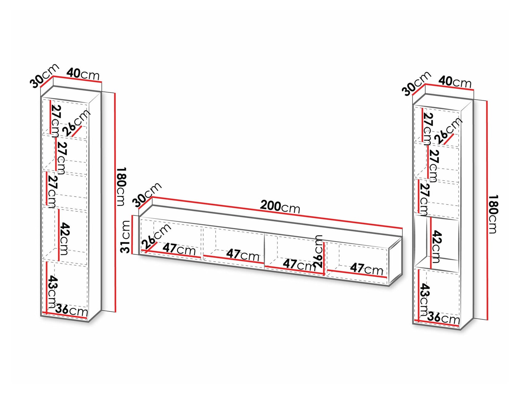 Stuemøbler-sæt Calveru 105