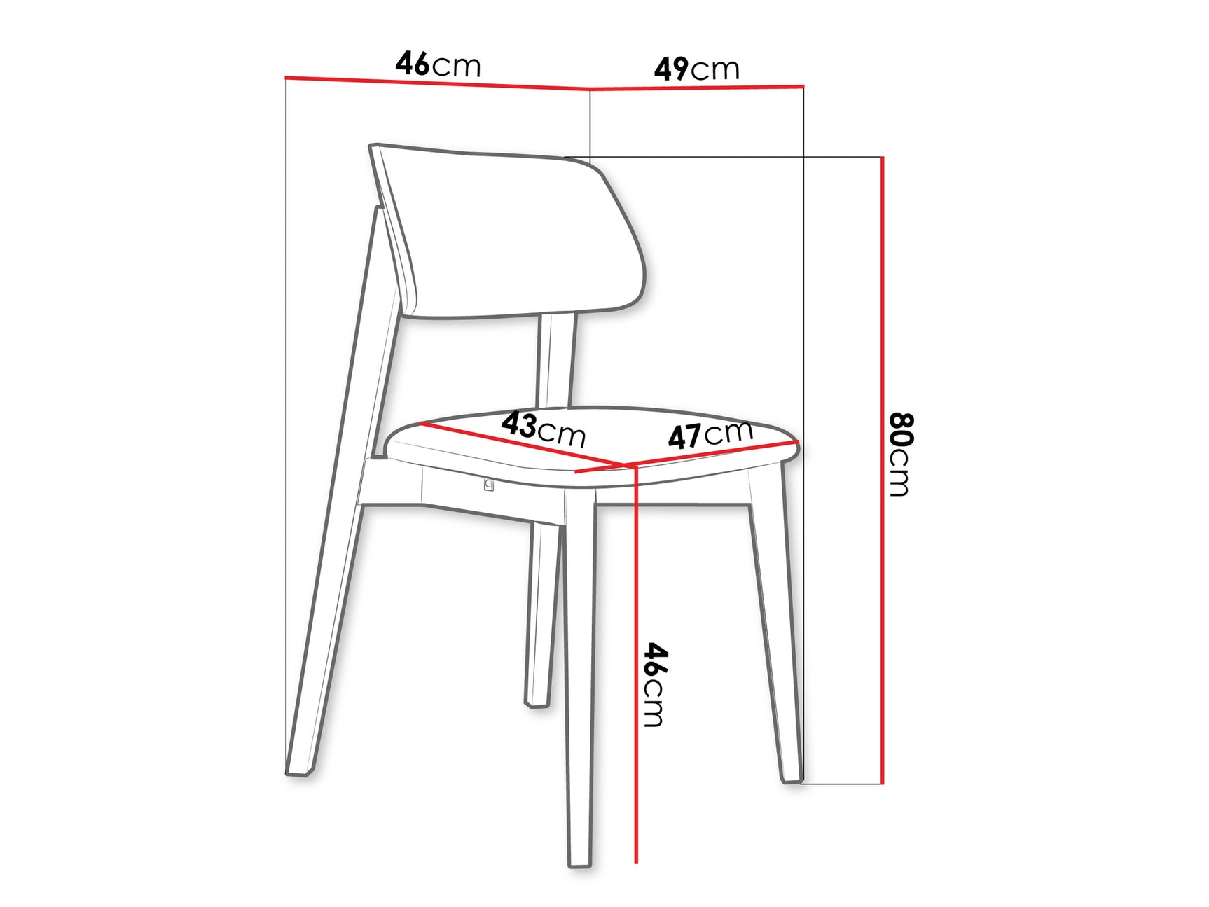 Stol Dearborn 100 4047303