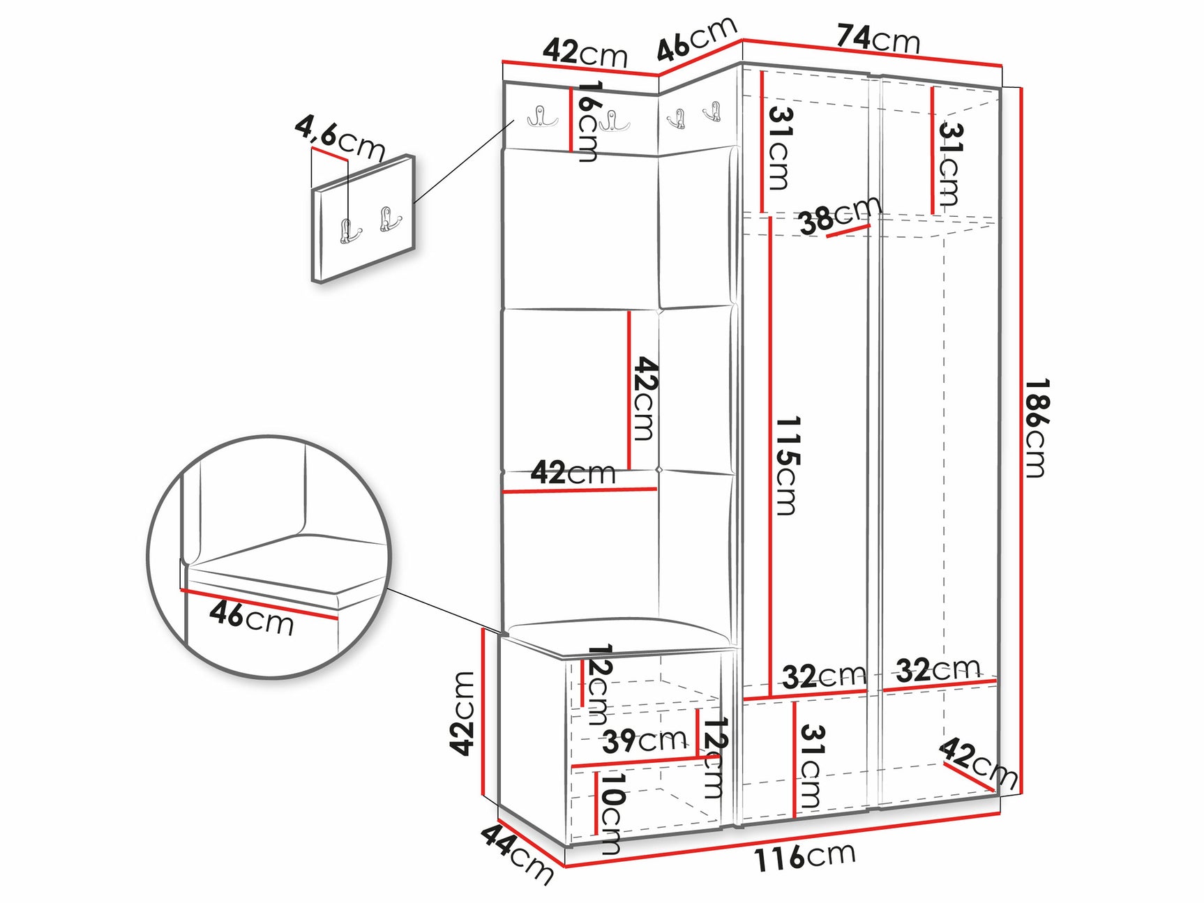 Entrésæt Hartford 387 4047431
