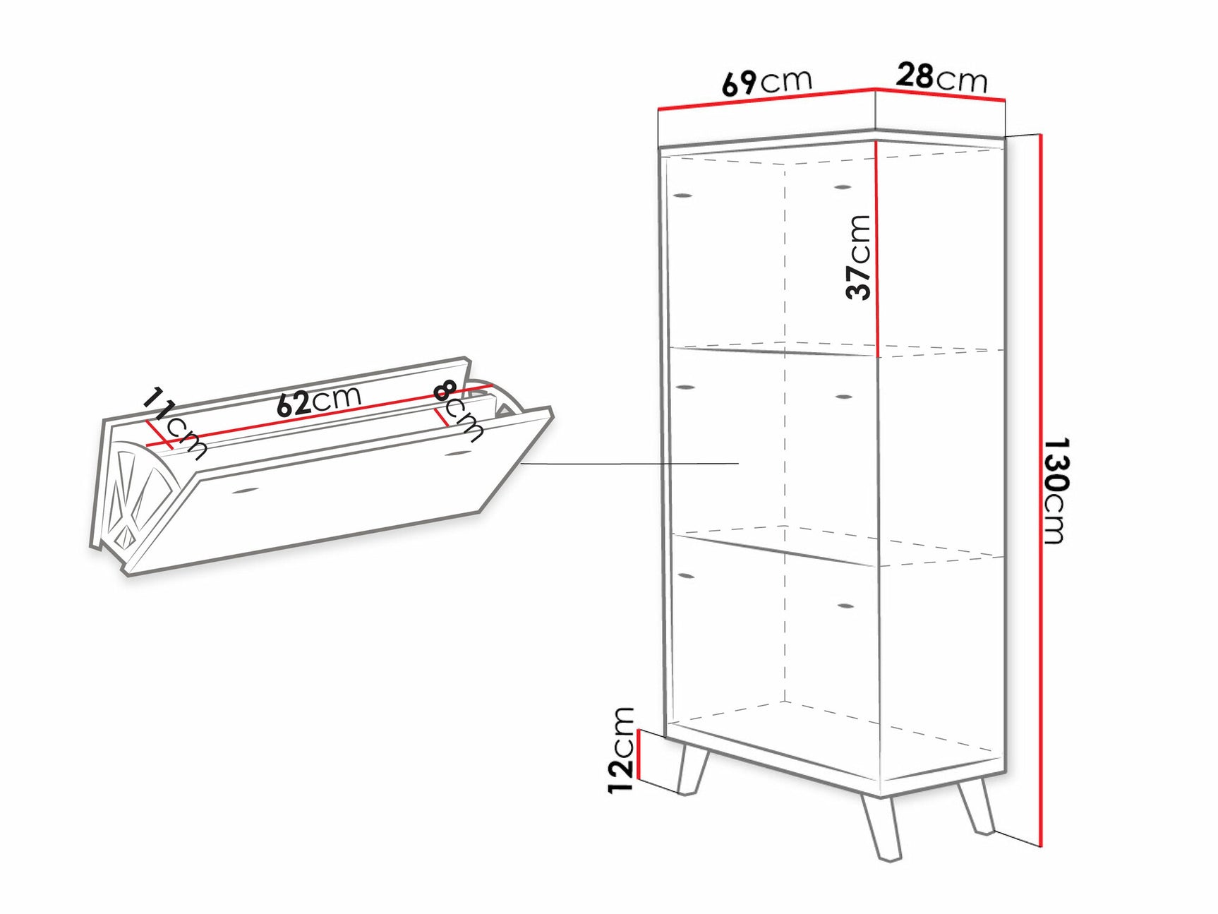 Skoskab Levtena 100 4051053