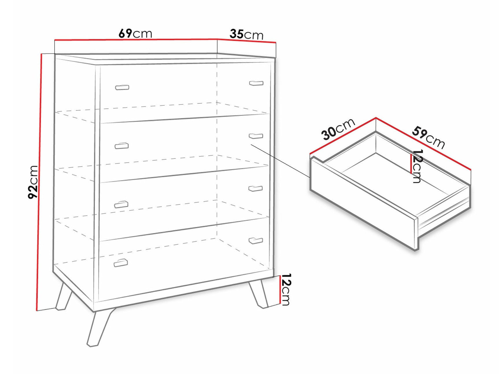 Kommode Levtena 101 4051065