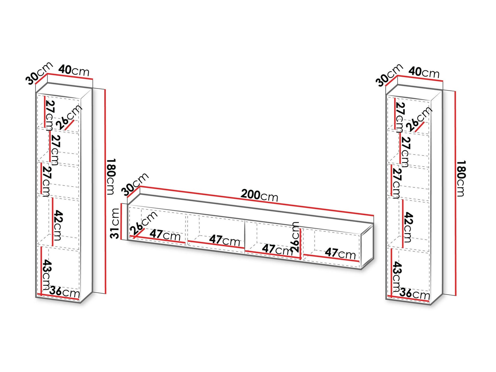 Stuemøbler-sæt Calveru 106