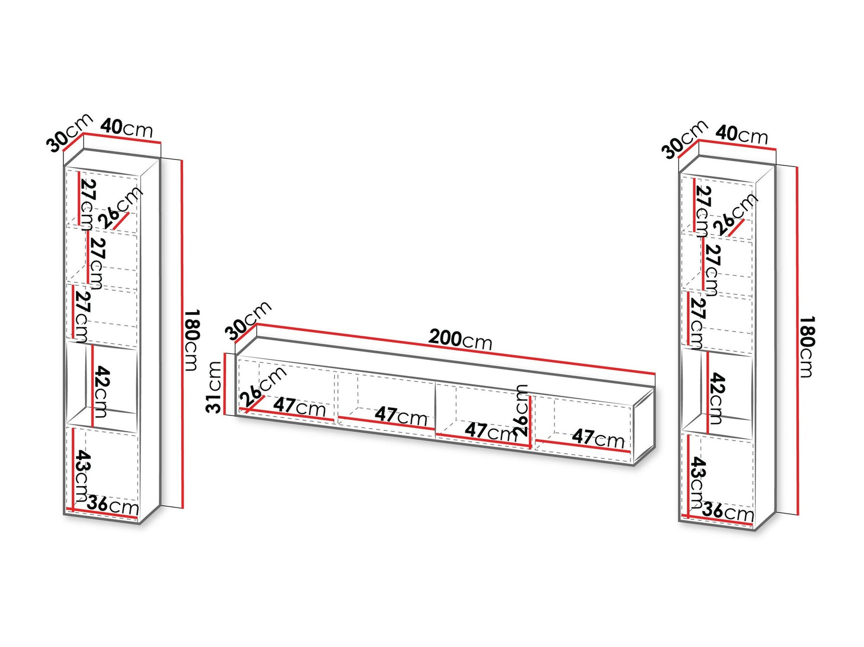 Stuemøbler-sæt Calveru 107
