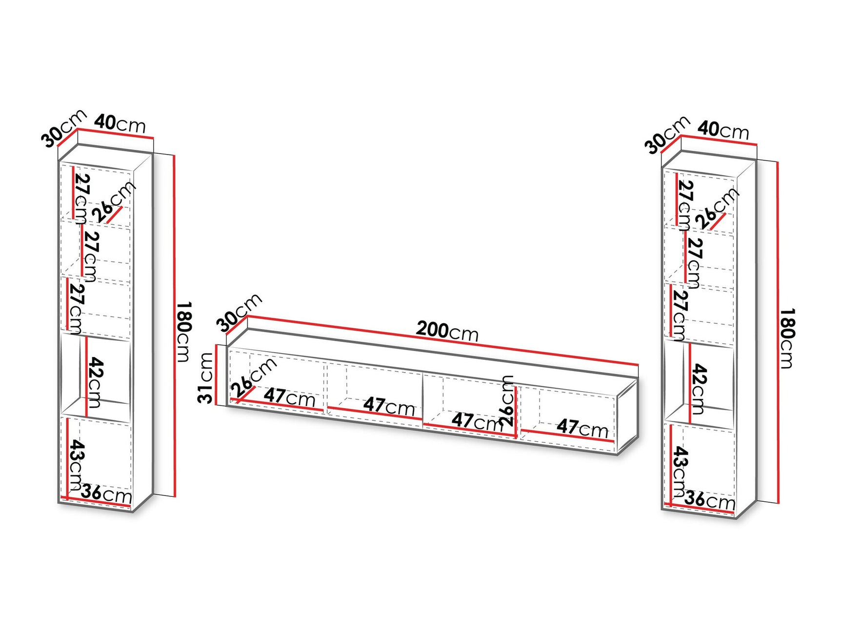 Stuemøbler-sæt Calveru 107