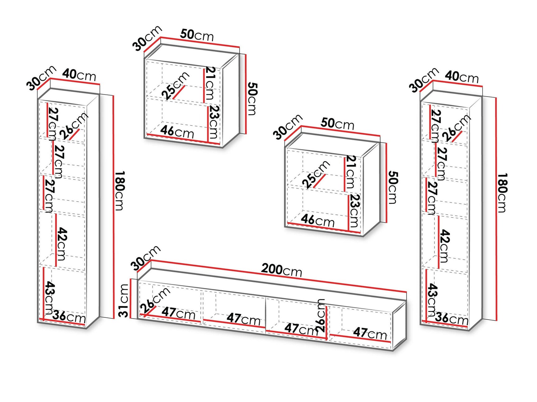 Stuemøbler-sæt Calveru 109
