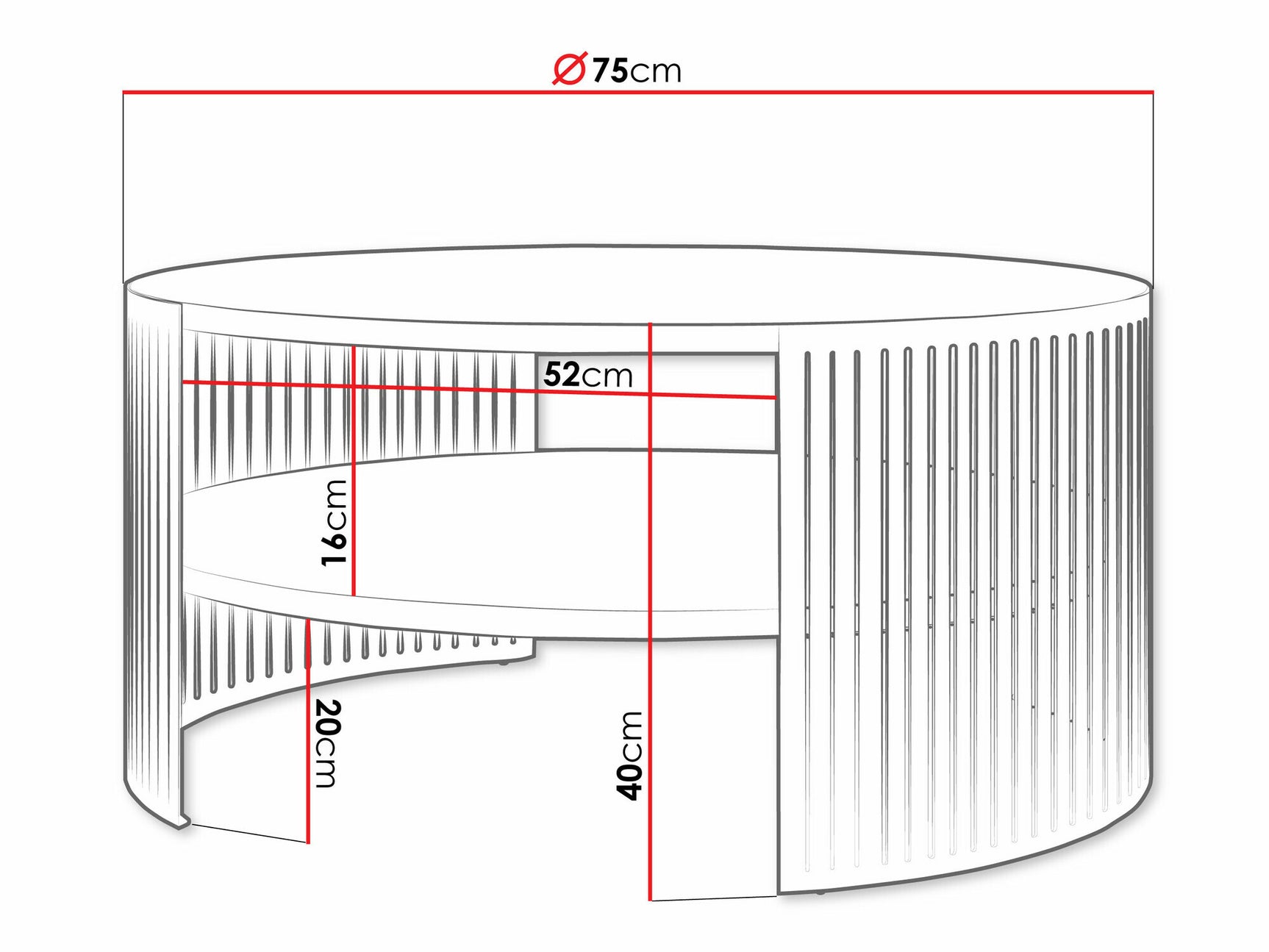 Sofabord Sordore 124