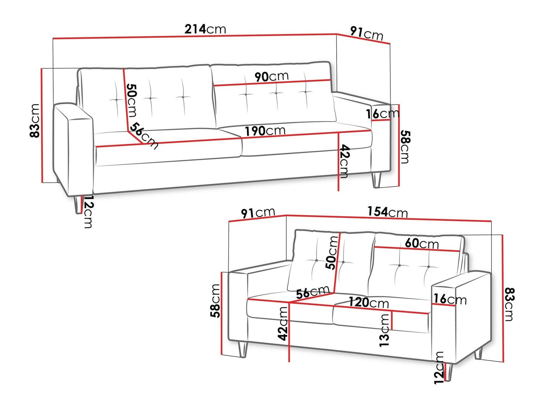 Polstret møbelsæt Temple 112 4056252