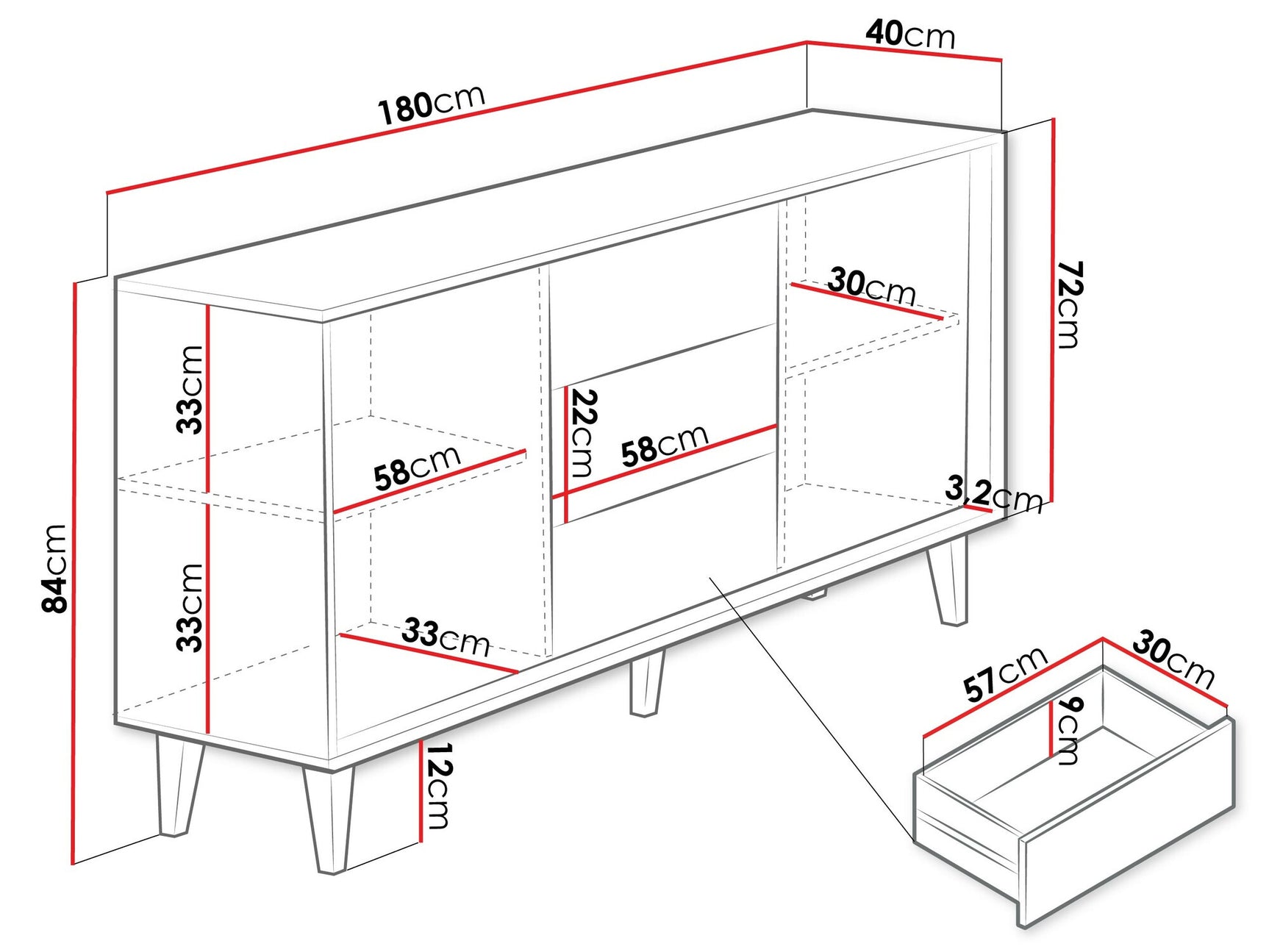 Kommode Comfivo Romtori 101 4056258