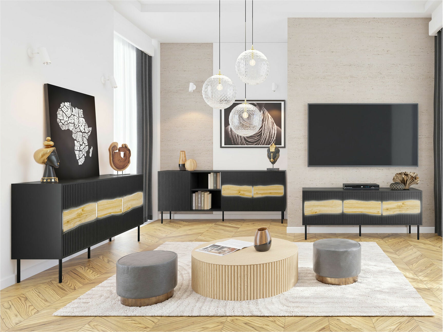 Stuemøbler-sæt Monevare 105