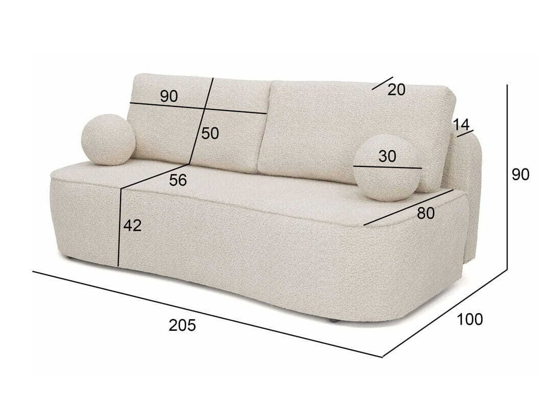 Sovesofa Marysville 100 4057724