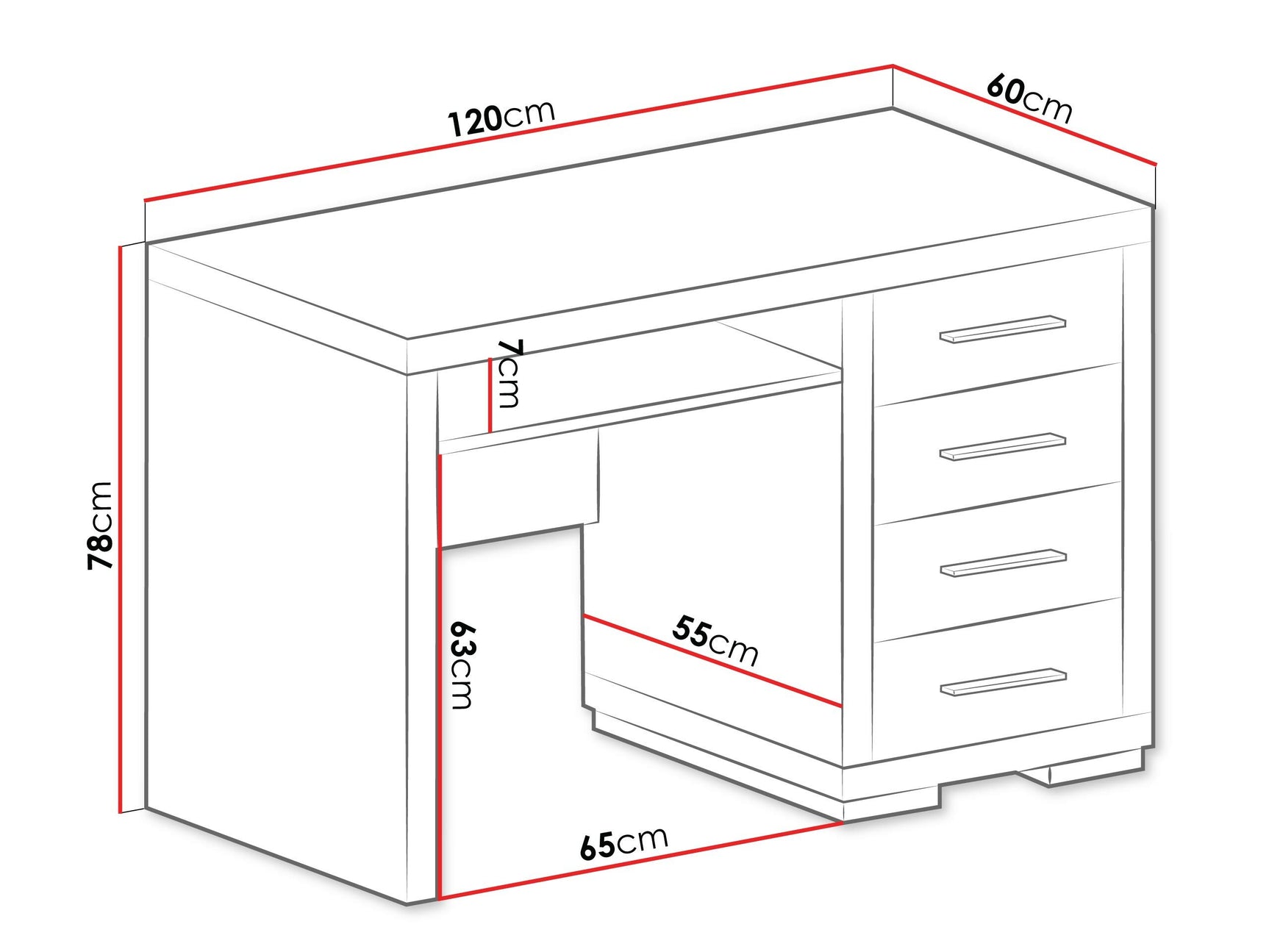 Skrivebord Fiomeri 120 4059923
