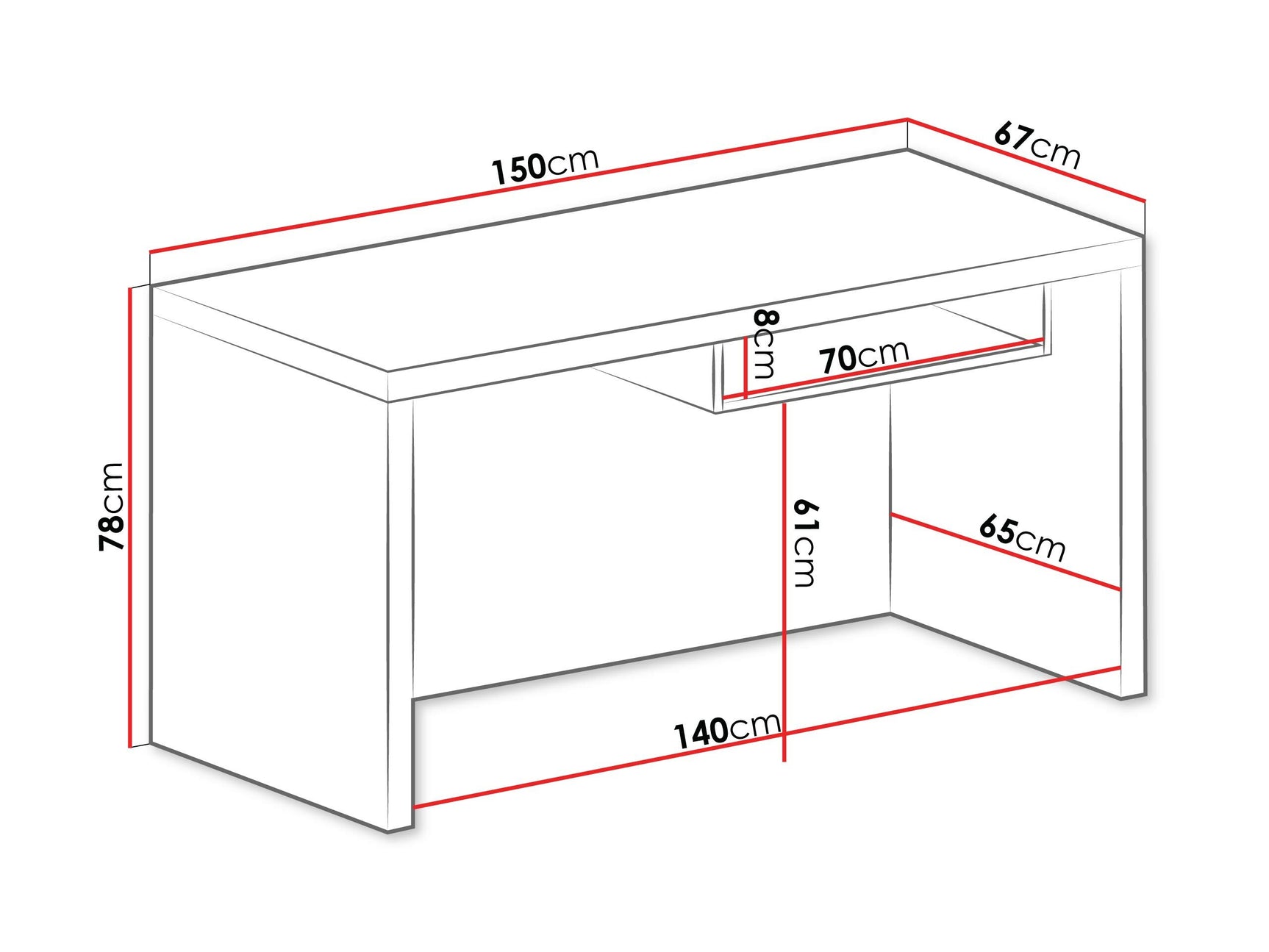 Skrivebord Fiomeri 122 4059925