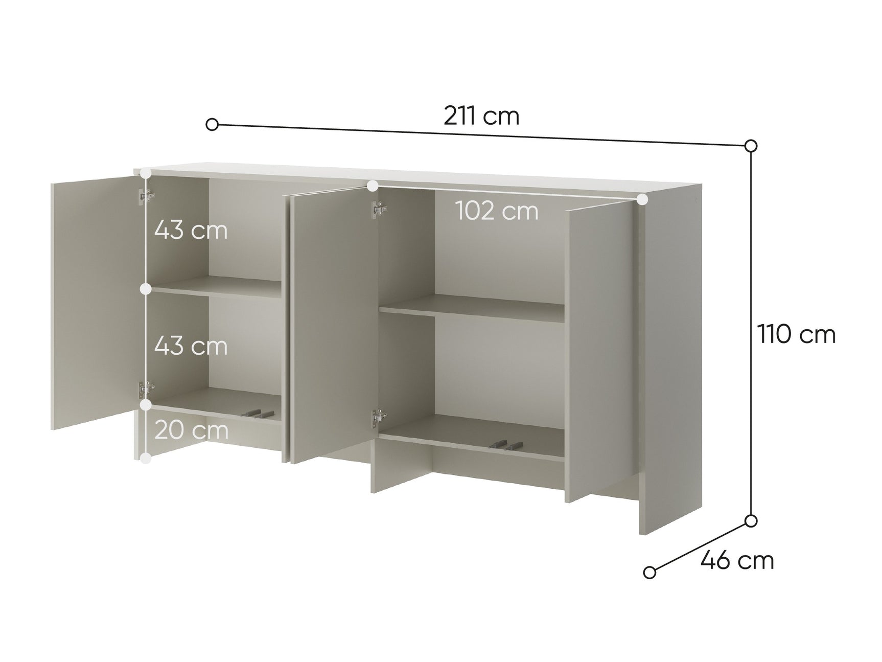 Skænk Concept Pro Lenart Levfere 120