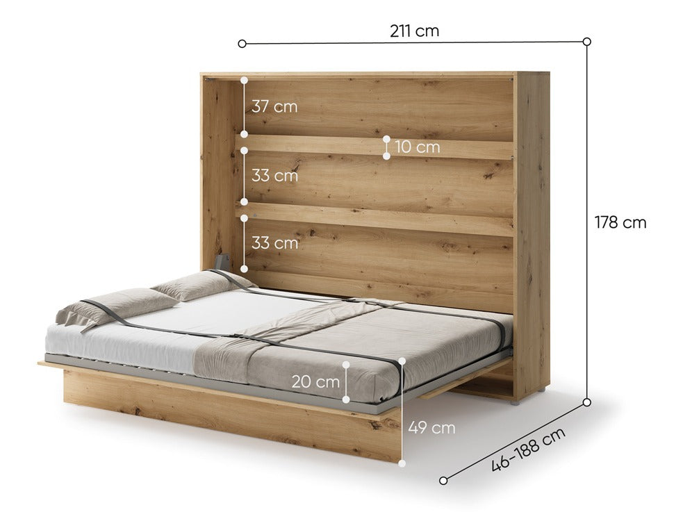 Væg seng Concept Pro Lenart Levfere 115 4062702
