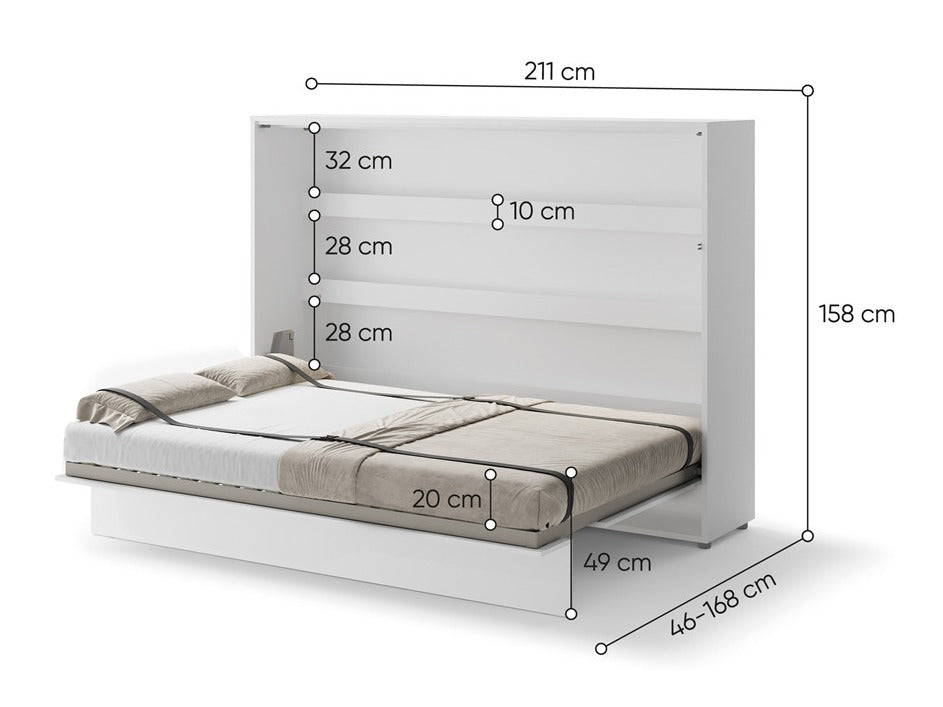 Væg seng Concept Pro Lenart Levfere 115 4062721