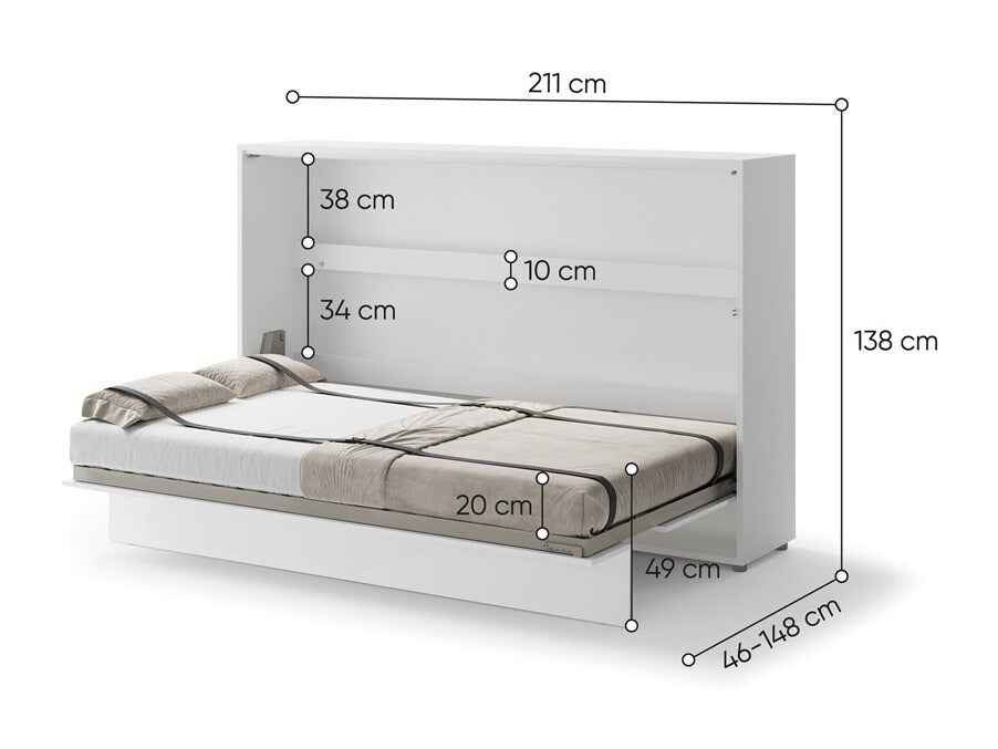 Væg seng Concept Pro Lenart Levfere 115 4062724