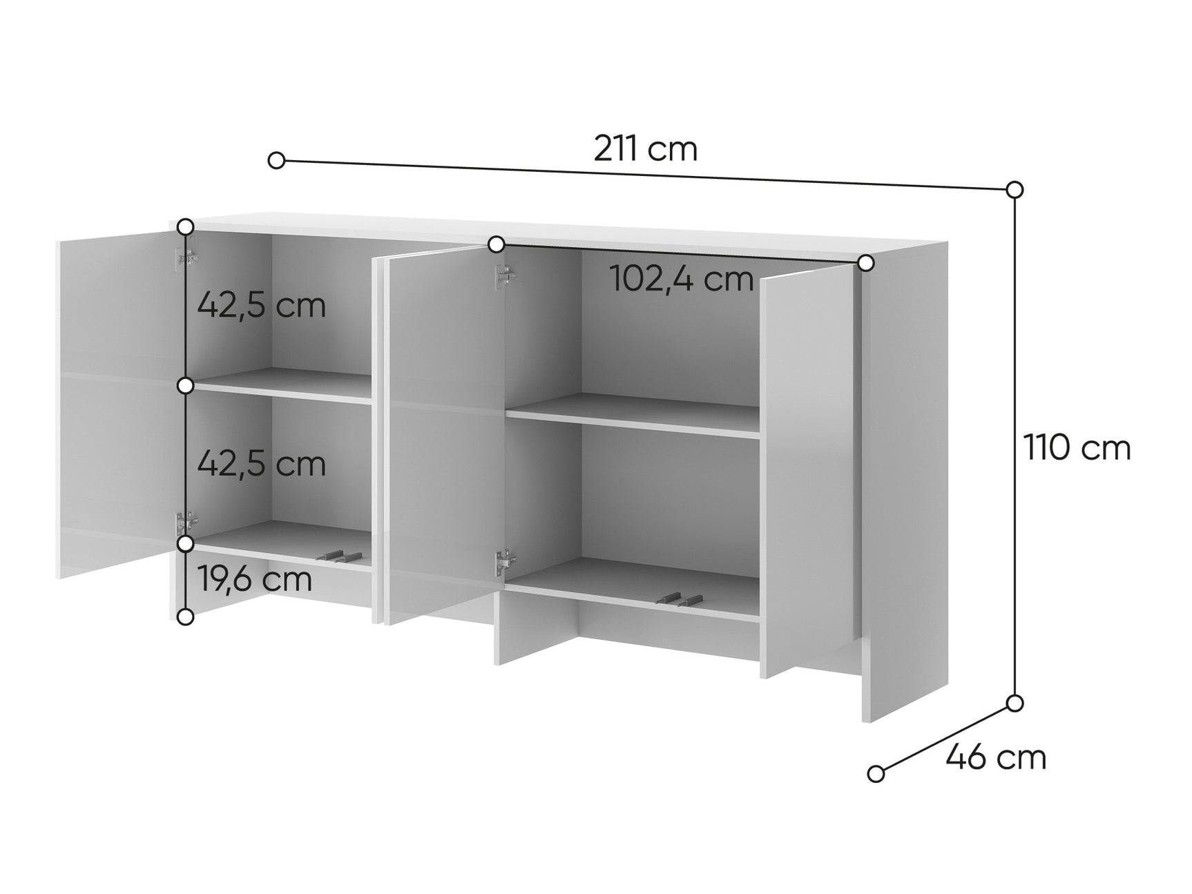 Skænk Concept Pro Lenart Levfere 120 4063375
