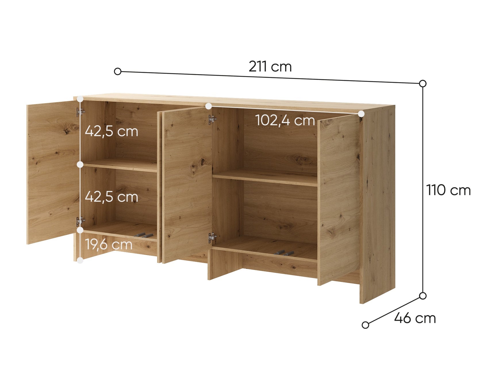 Skænk Concept Pro Lenart Levfere 120 4063379