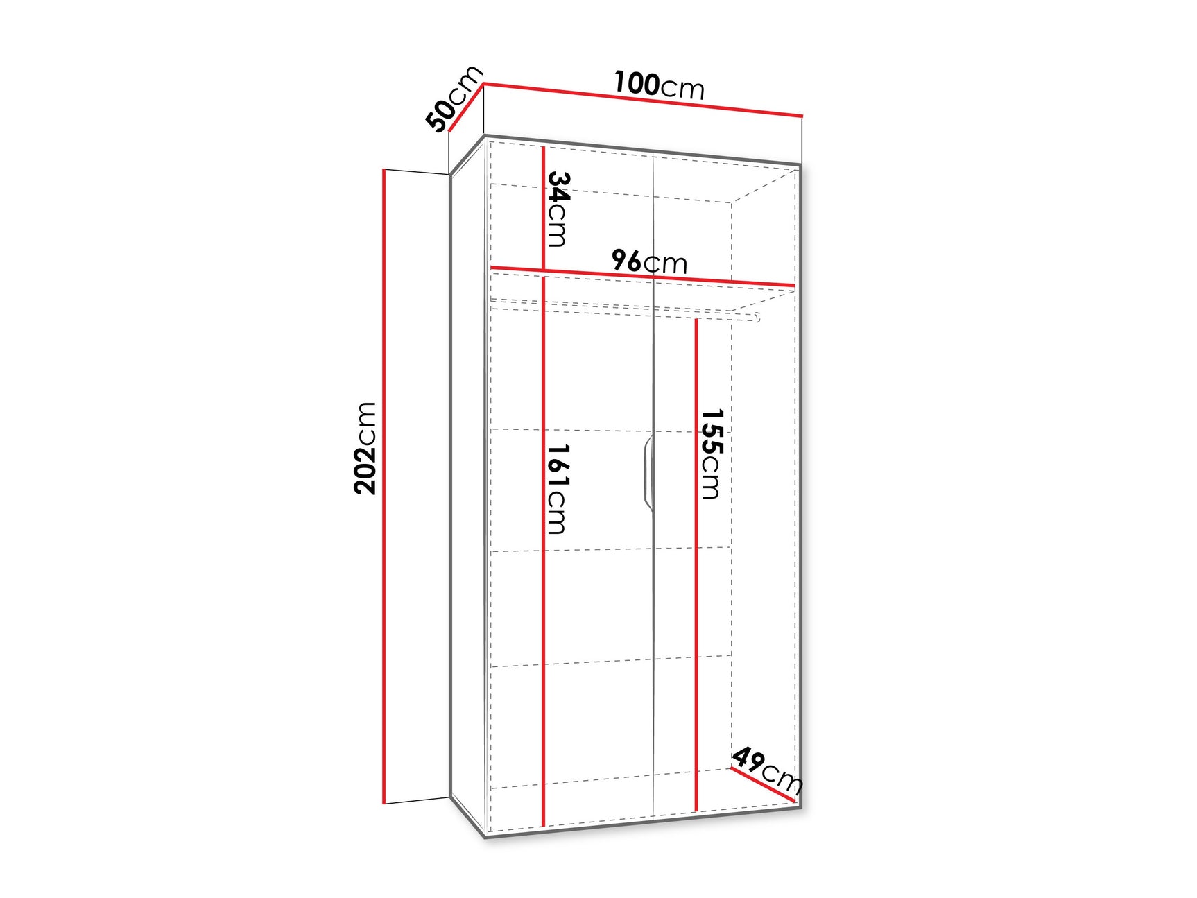 Garderobeskab Hartford 509