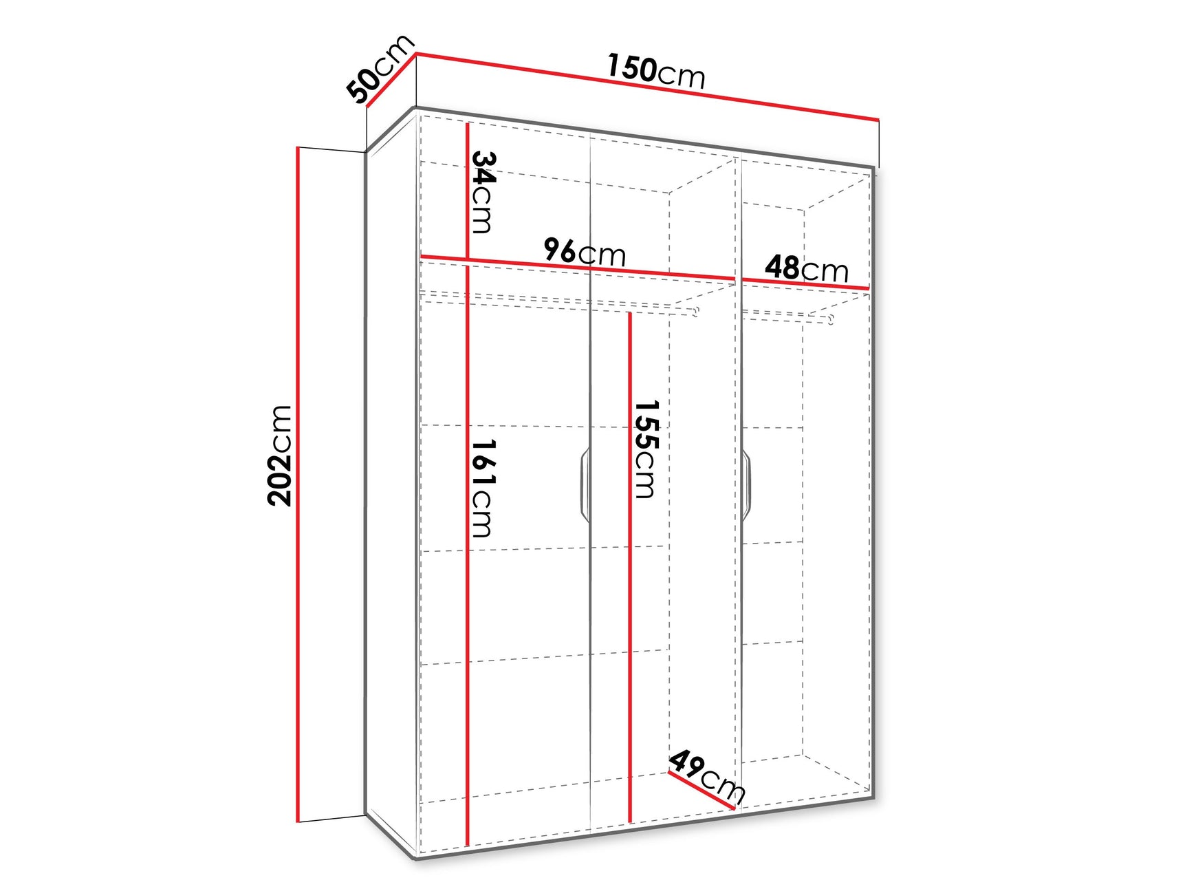 Garderobeskab Hartford 511