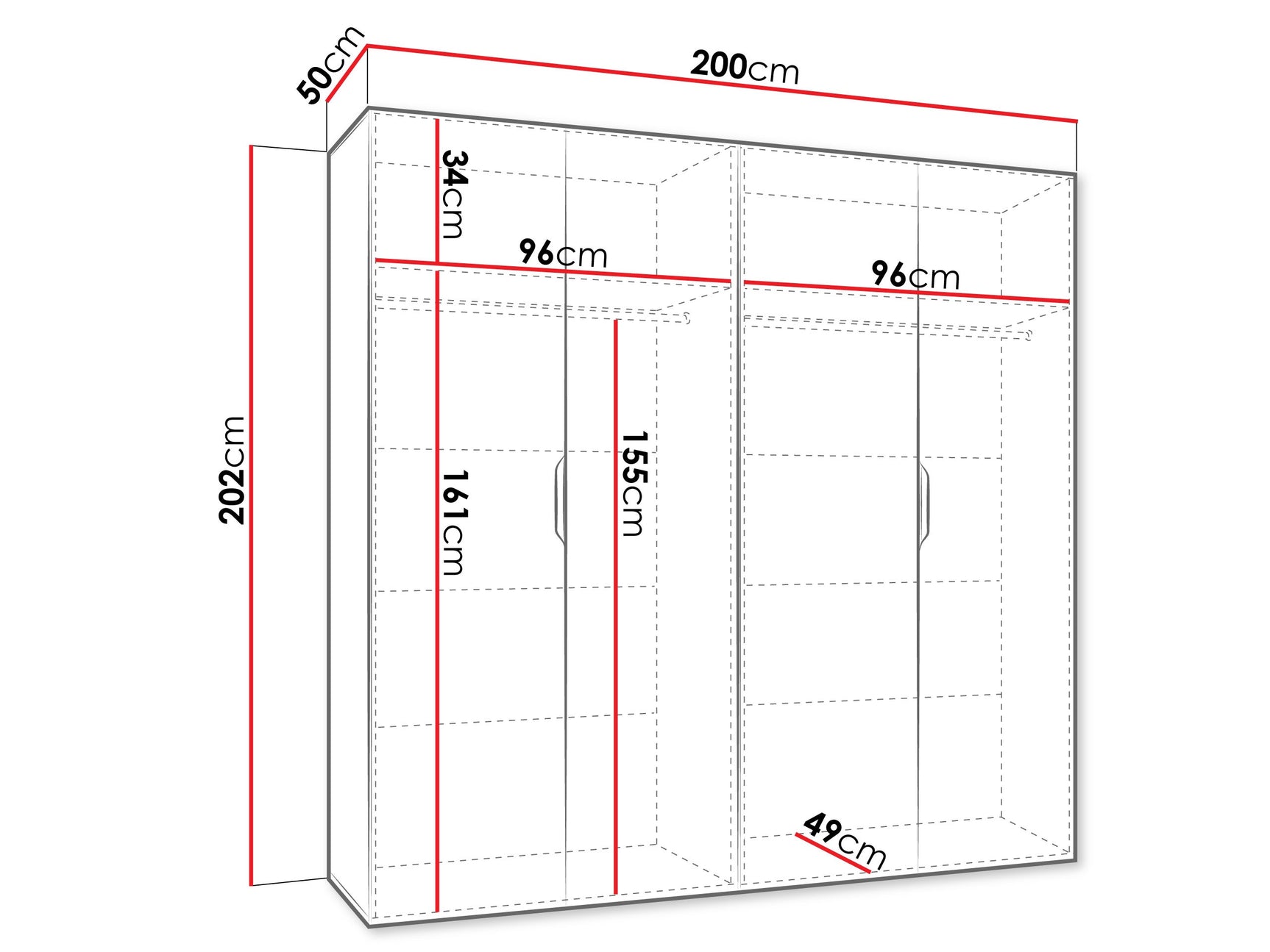 Garderobeskab Hartford 514