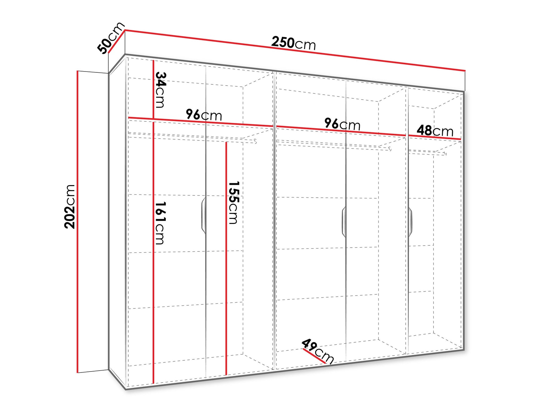 Garderobeskab Hartford 515