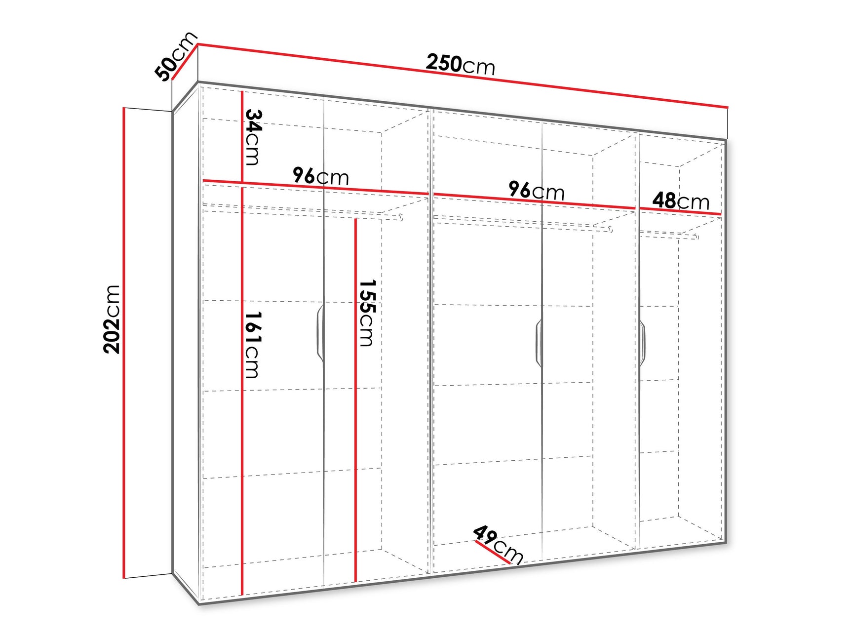 Garderobeskab Hartford 515