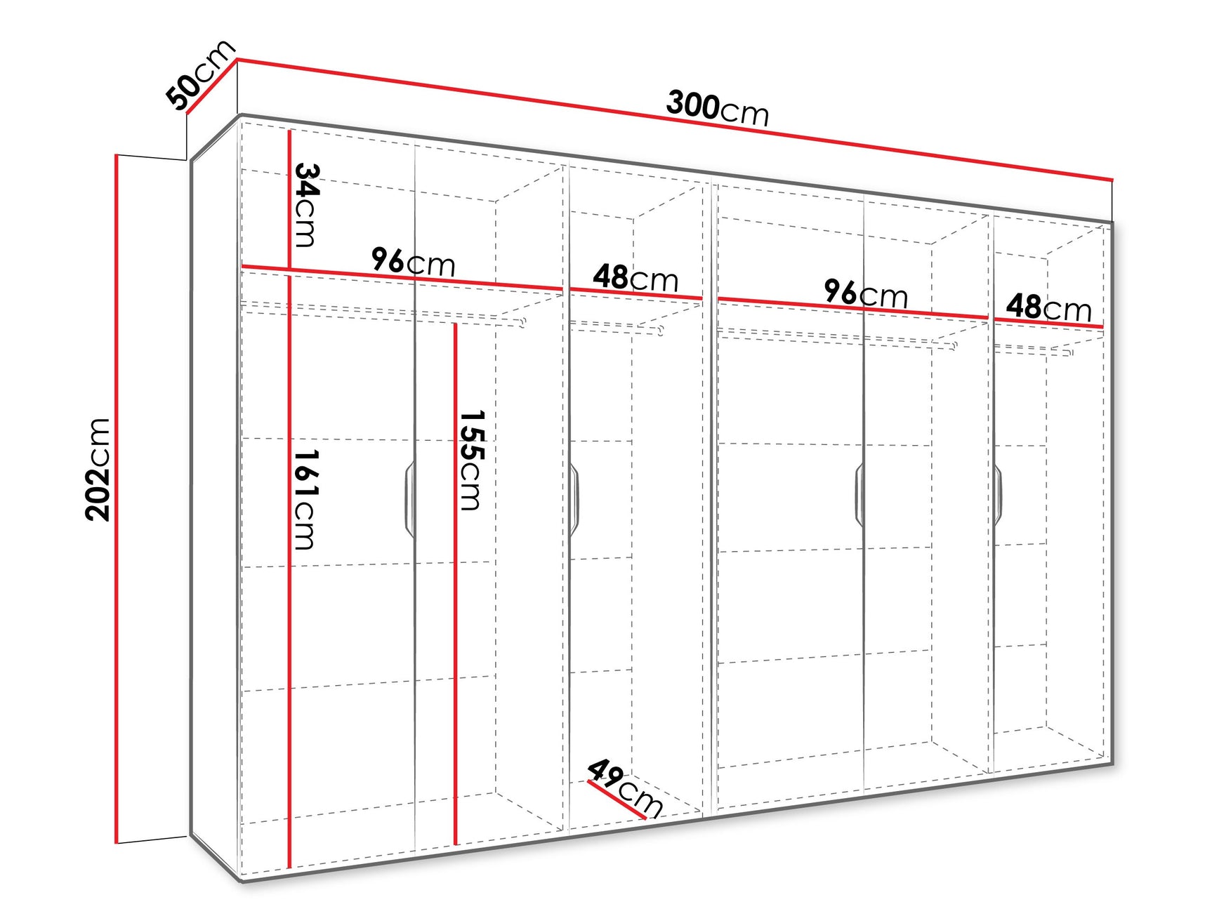 Garderobeskab Hartford 517