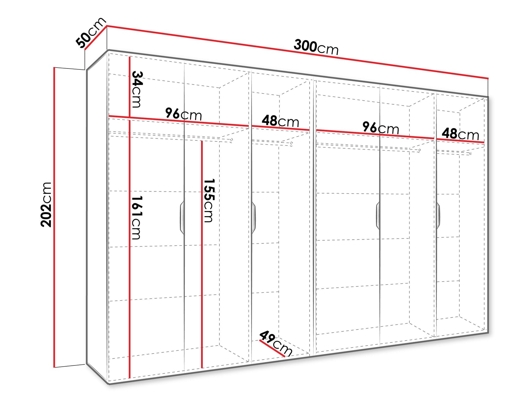 Garderobeskab Hartford 517