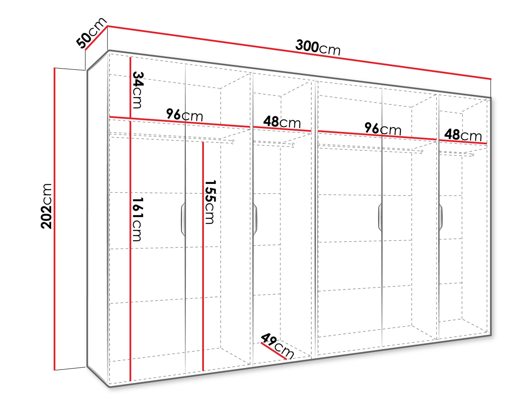 Garderobeskab Hartford 518