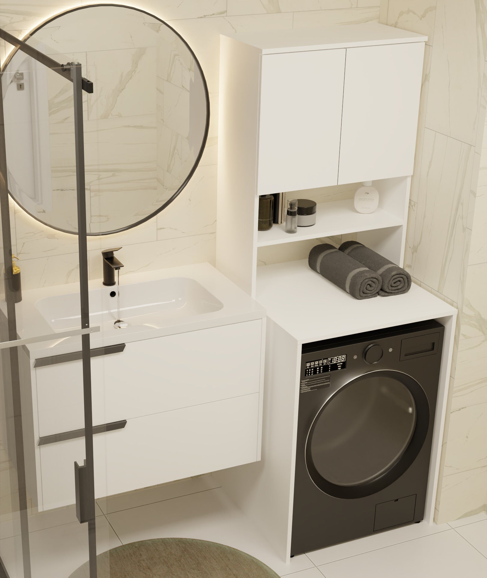 Reol til badeværelse Balelbo 107